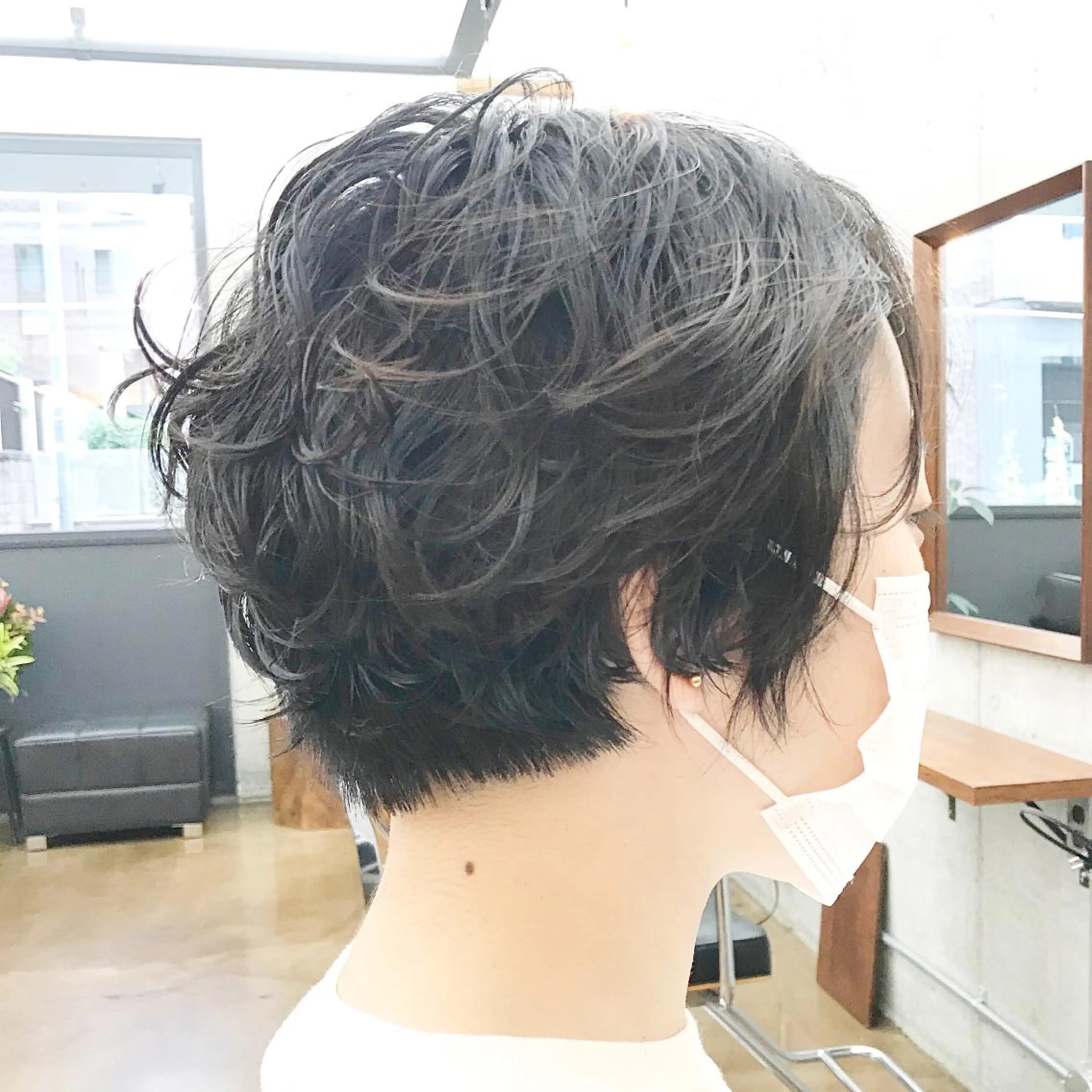 ショート パーマ ショートボブ ボブ ショートヘア デジタルパーマ ✂︎ウルフ・ショート ✂︎MIKUNIのヘアスタイル