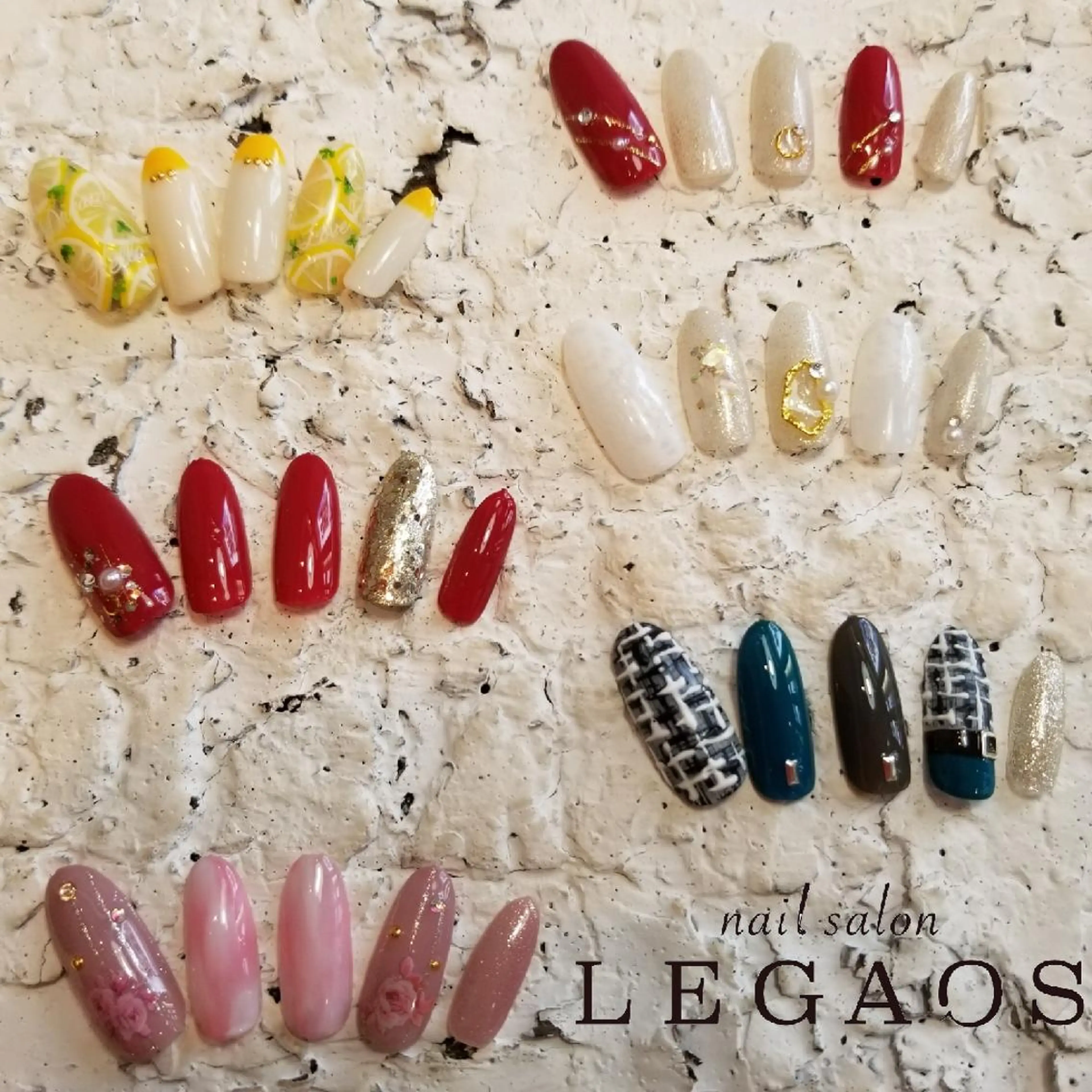 ネイル ｾﾝﾀｰ南 LEGAOSともこのネイルデザイン