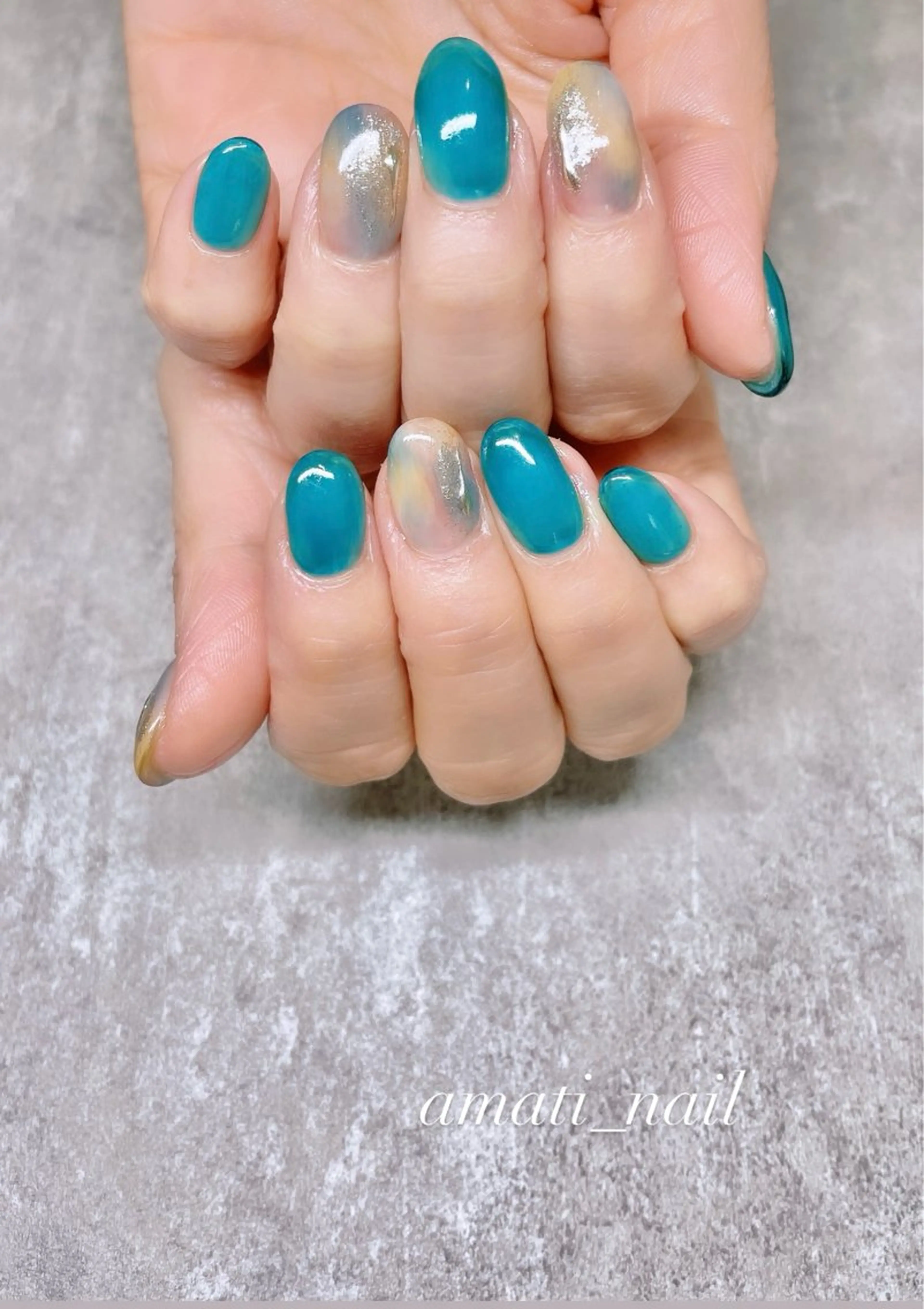 ネイル フットネイル ジェルネイル マグネットネイル ミラーネイル ニュアンスネイル ハンドネイル amati_nail TAKAKOのネイルデザイン