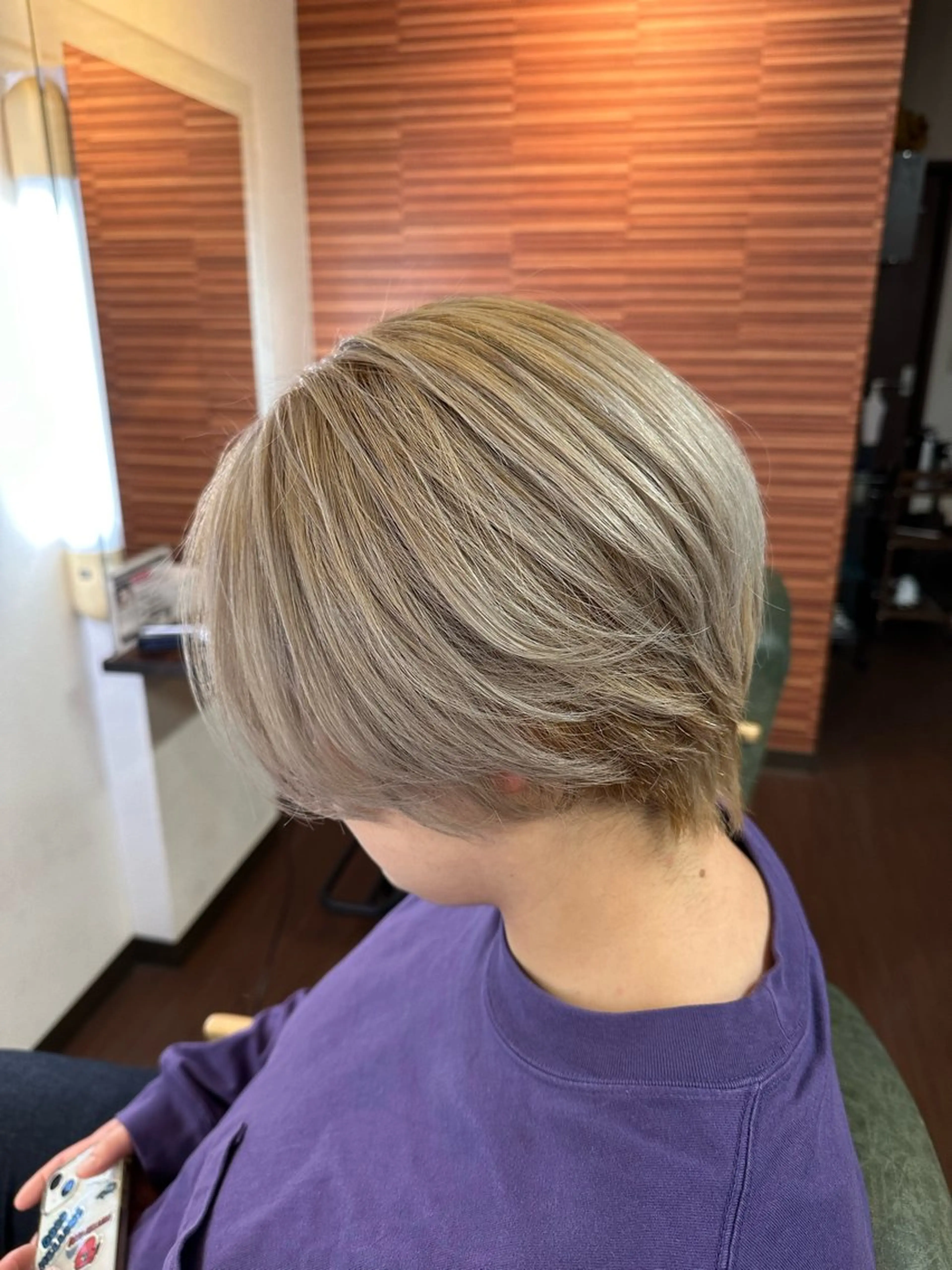 ショート カット ヘアカラー Glanzhair 🫧‪菊池柊真🫧のヘアスタイル