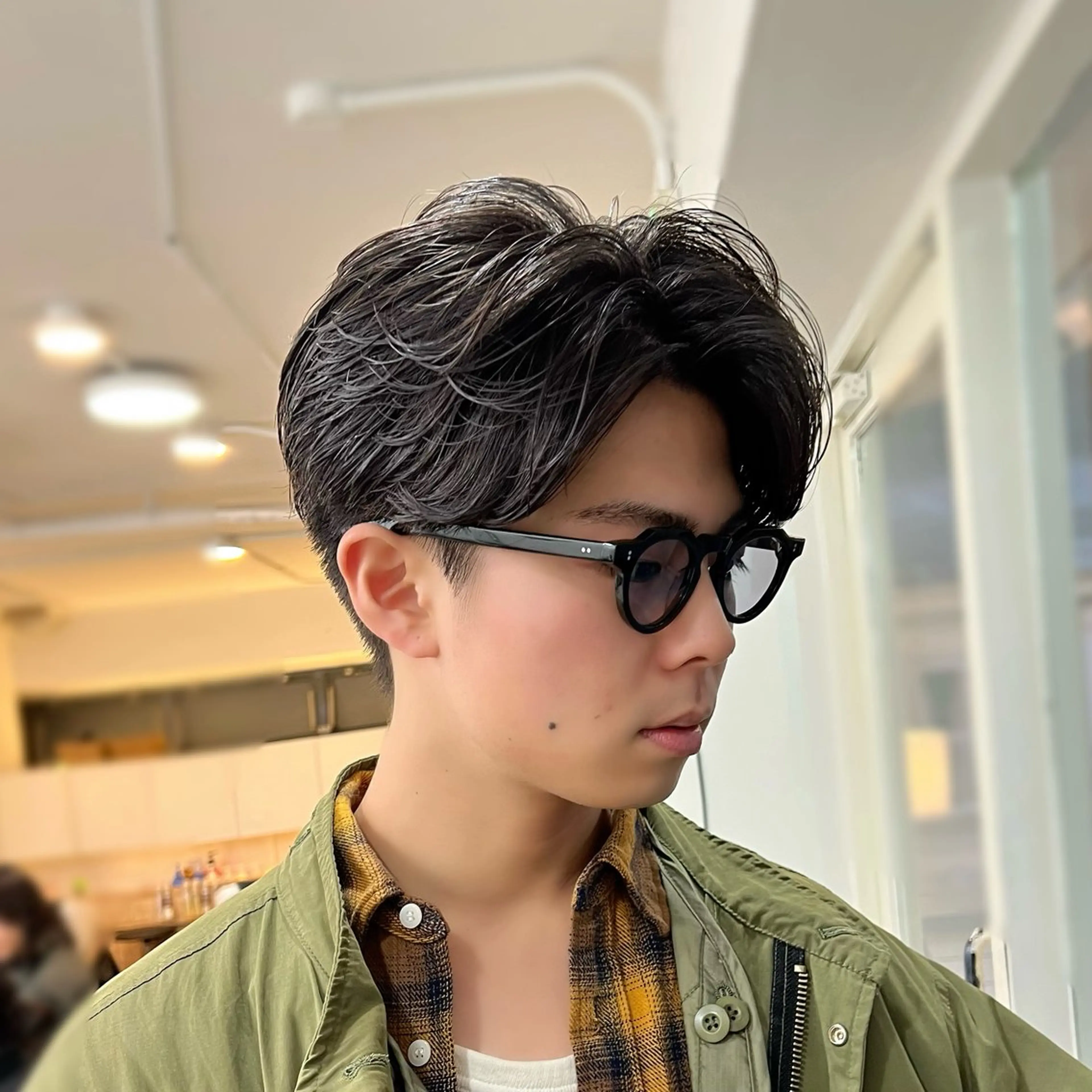 パーマ メンズ 🇰🇷韓国風カット 本木将紀🇰🇷のヘアスタイル