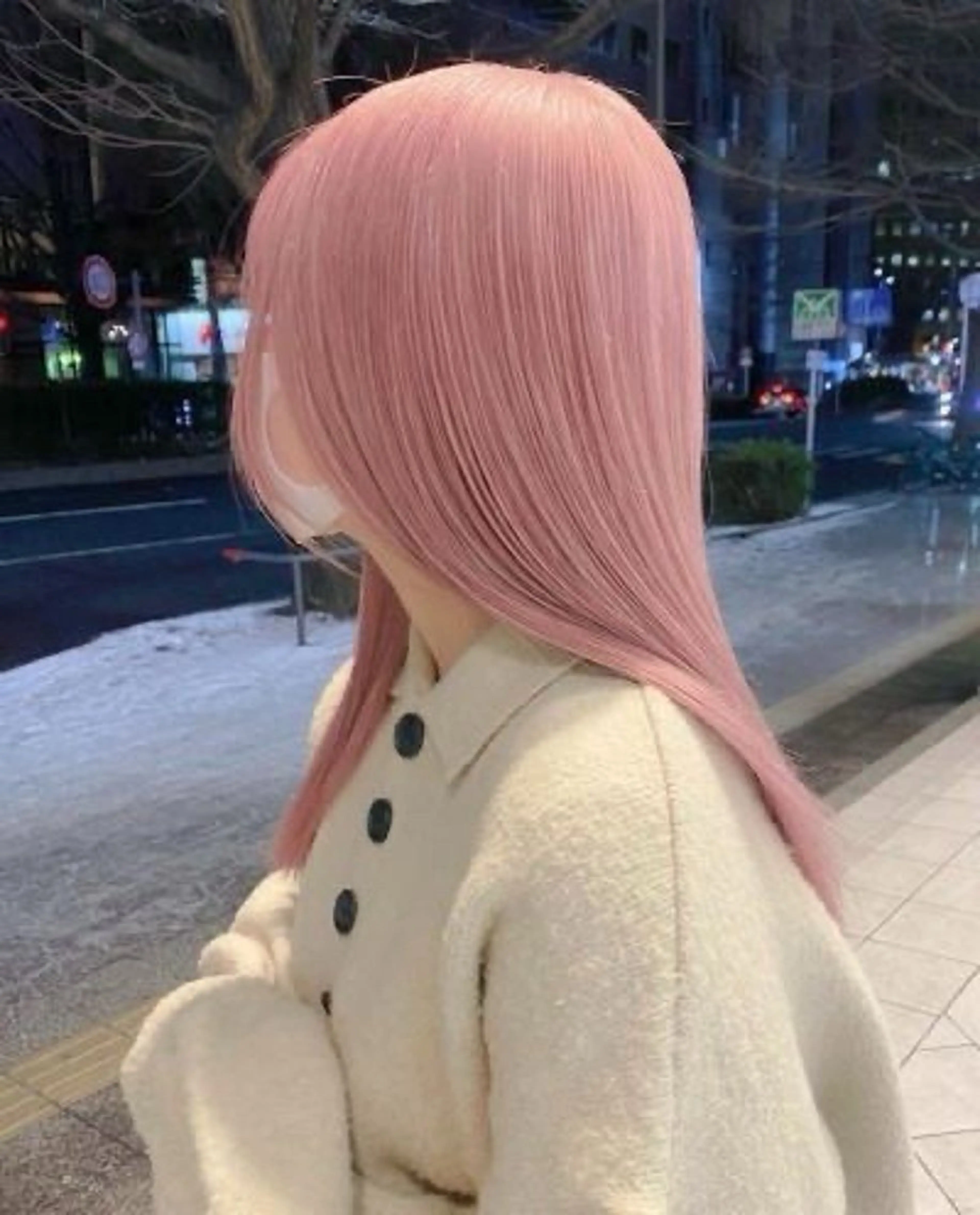 ロング カラー モテガーリー🎀ピン クヘア/SHIONEのヘアスタイル