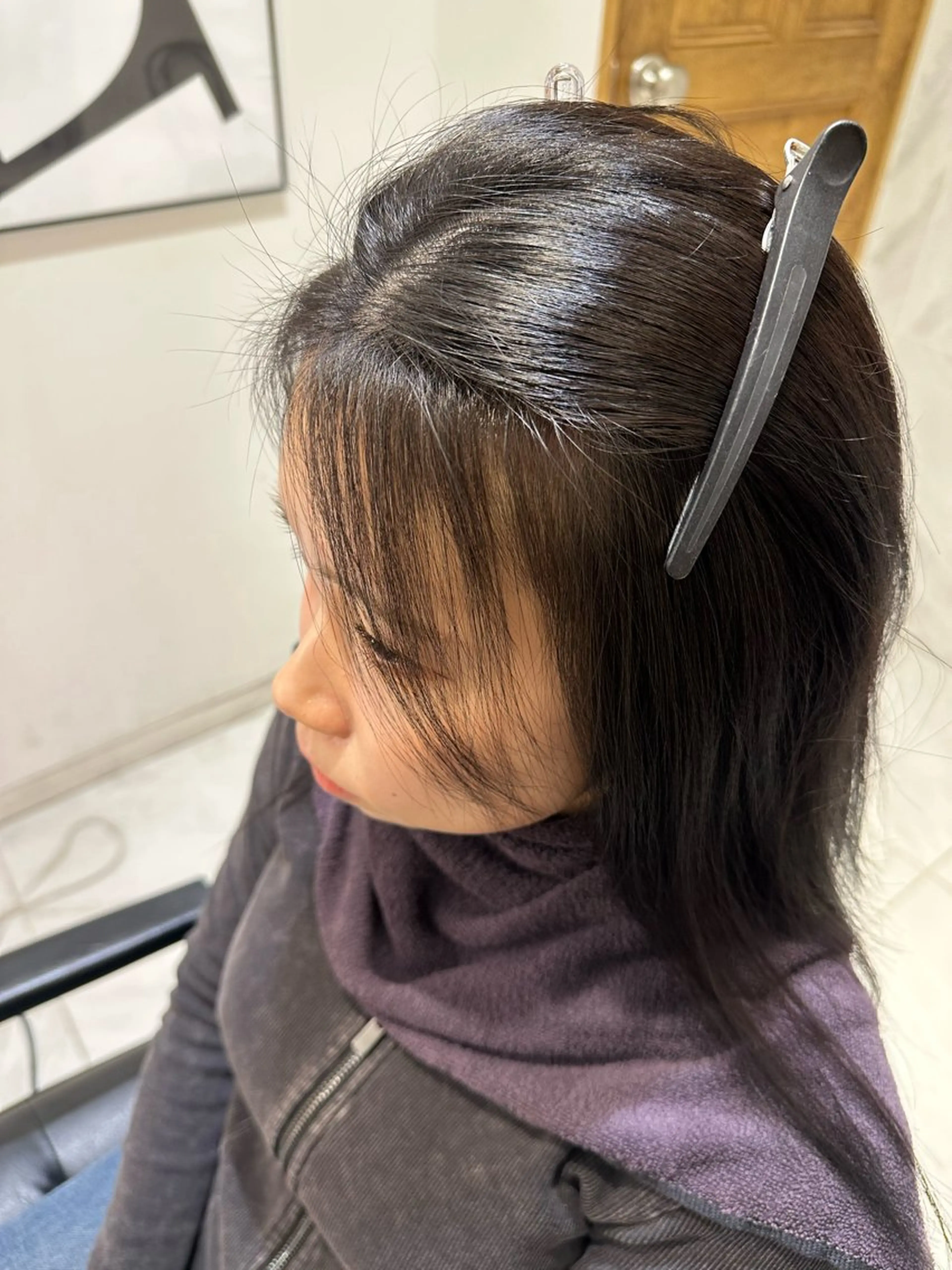 縮毛矯正 トリートメント ヘッドスパ 艶カラー/縮毛矯正 🫧terukaのヘアスタイル