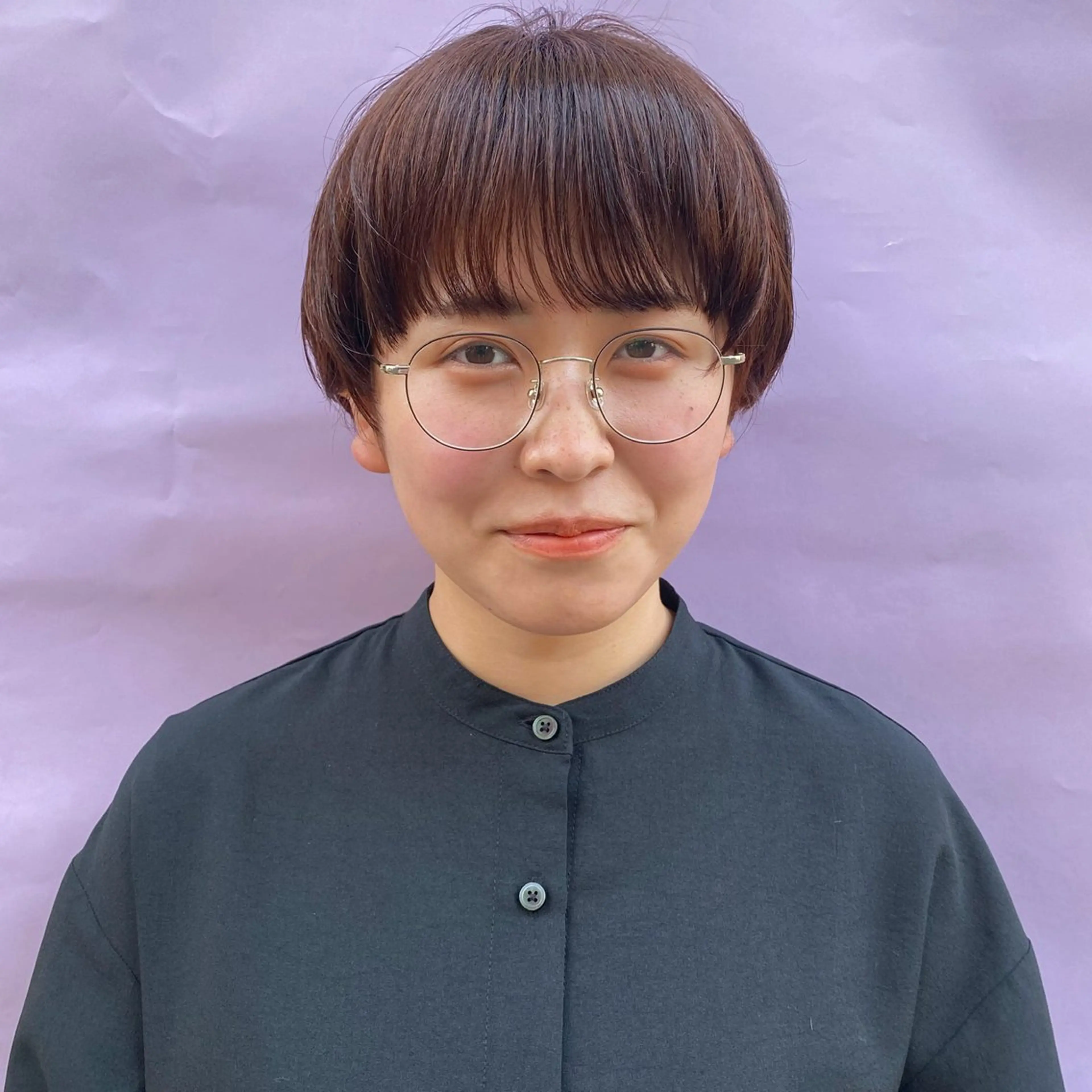 ショート カラー カット ヘアカラー トリートメント Lilu しずくのヘアスタイル