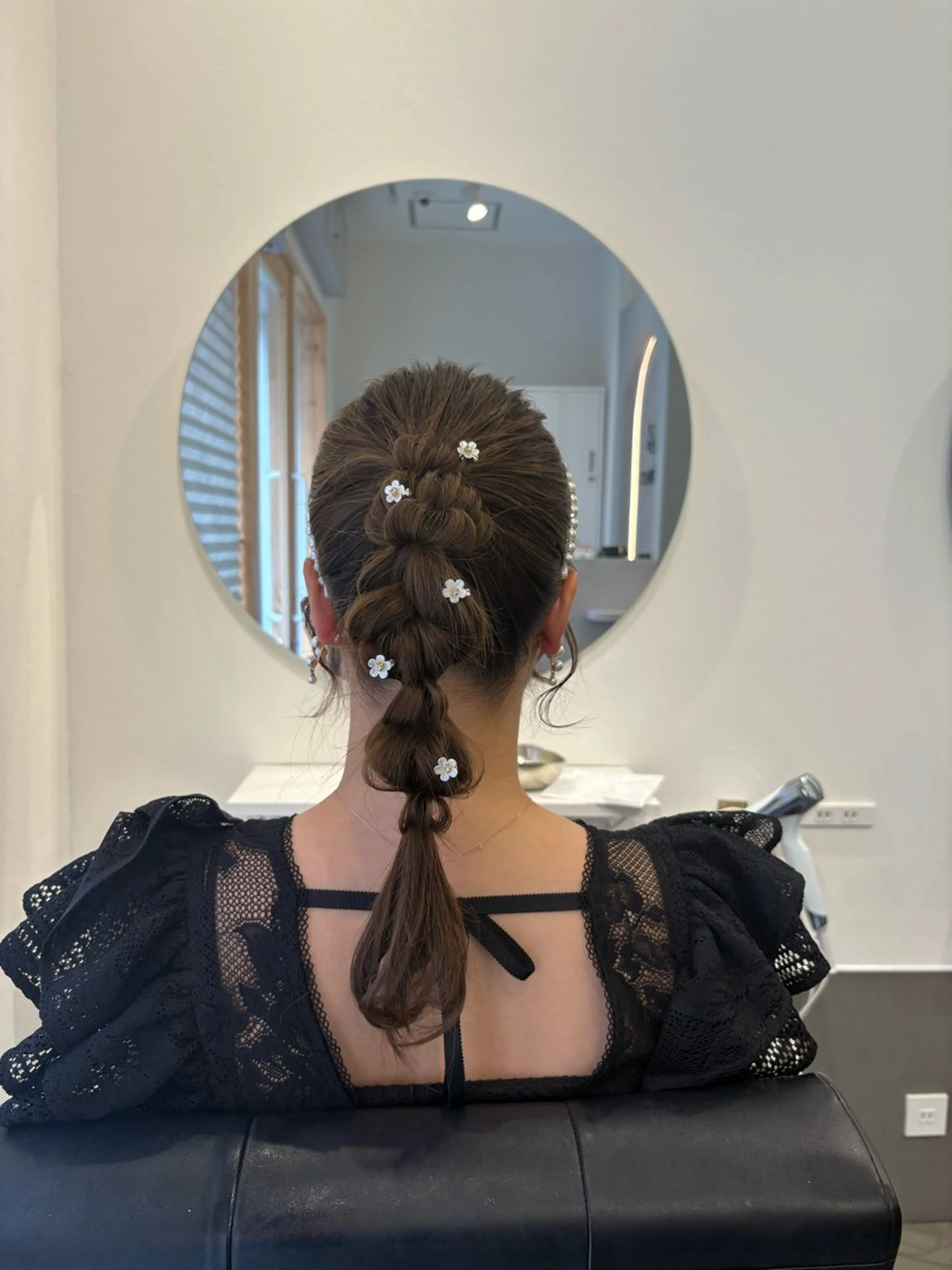 セミロング ヘアセット 髪質改善 Aimer 北千住店所属・akari/柔らか カラー/ヘアセット✦のヘアスタイル