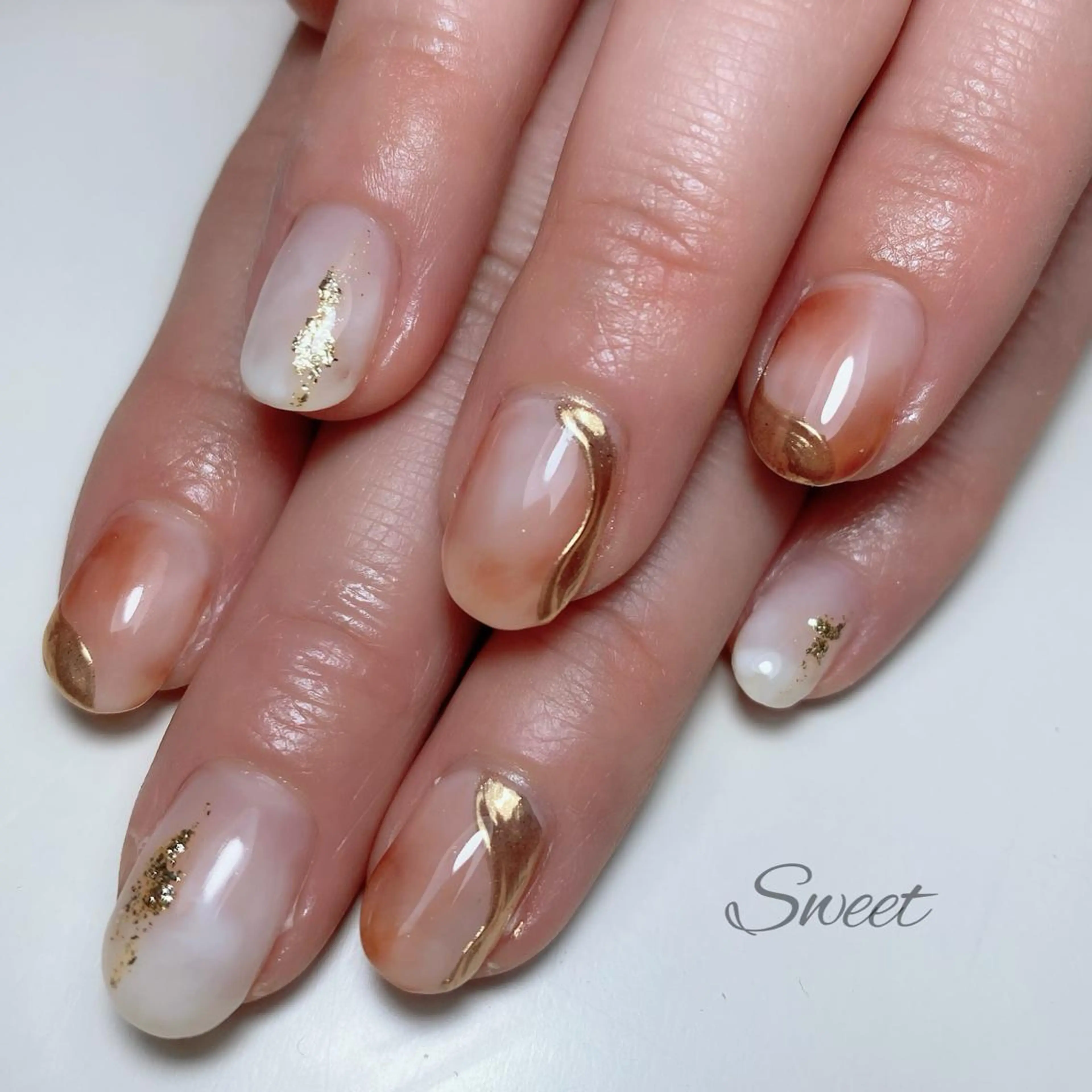 ネイル sweet 仲野陽子のネイルデザイン