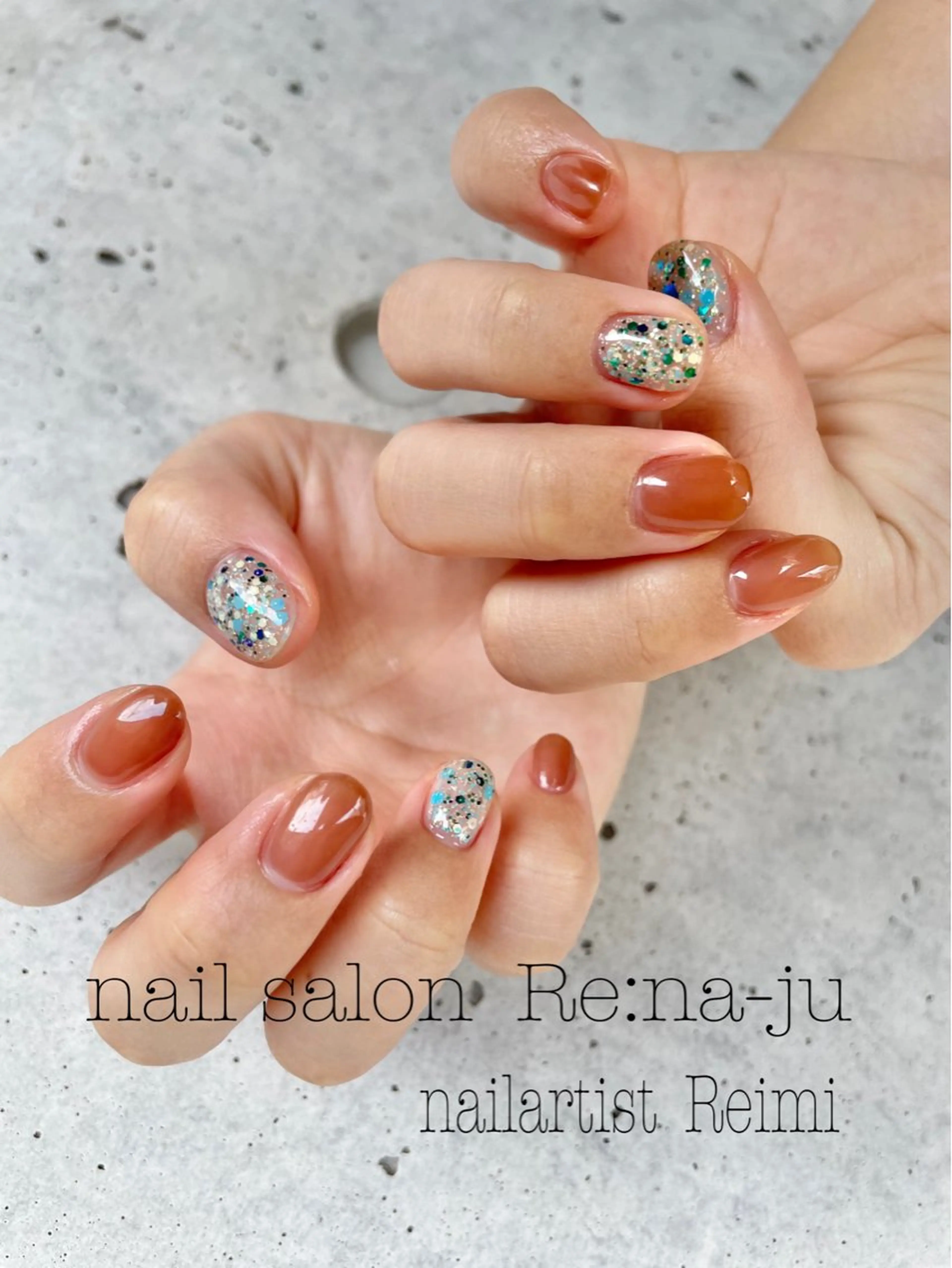 ネイル ハンドネイル nail salon Re:na-juのネイルデザイン