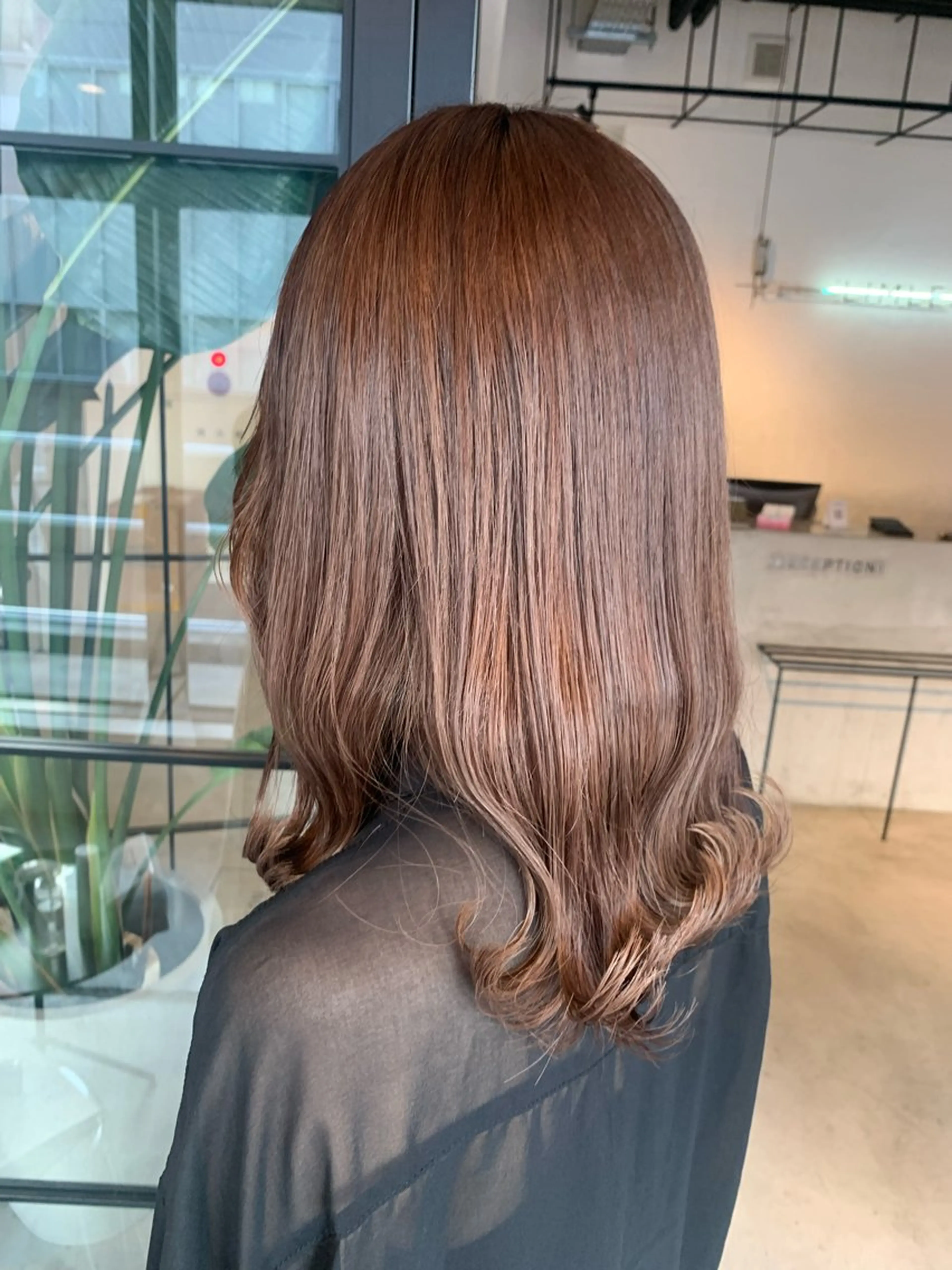 セミロング カラー ベージュカラー🌿 新潟駅/青木結月のヘアスタイル