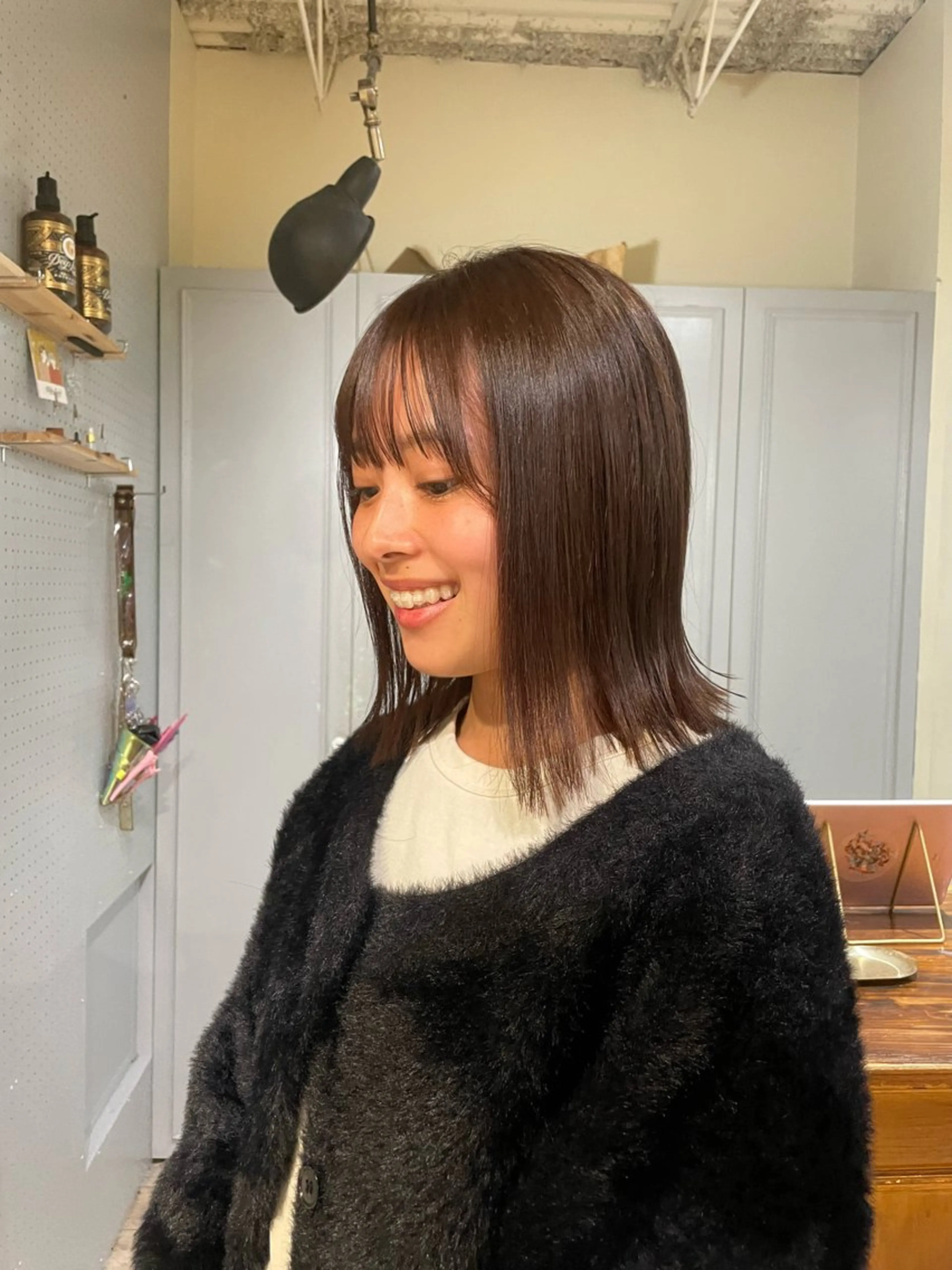 セミロング カラー カット ヘアカラー トリートメント 🤩噂のMr.髪ポジ ティブ®️yu🤩のヘアスタイル