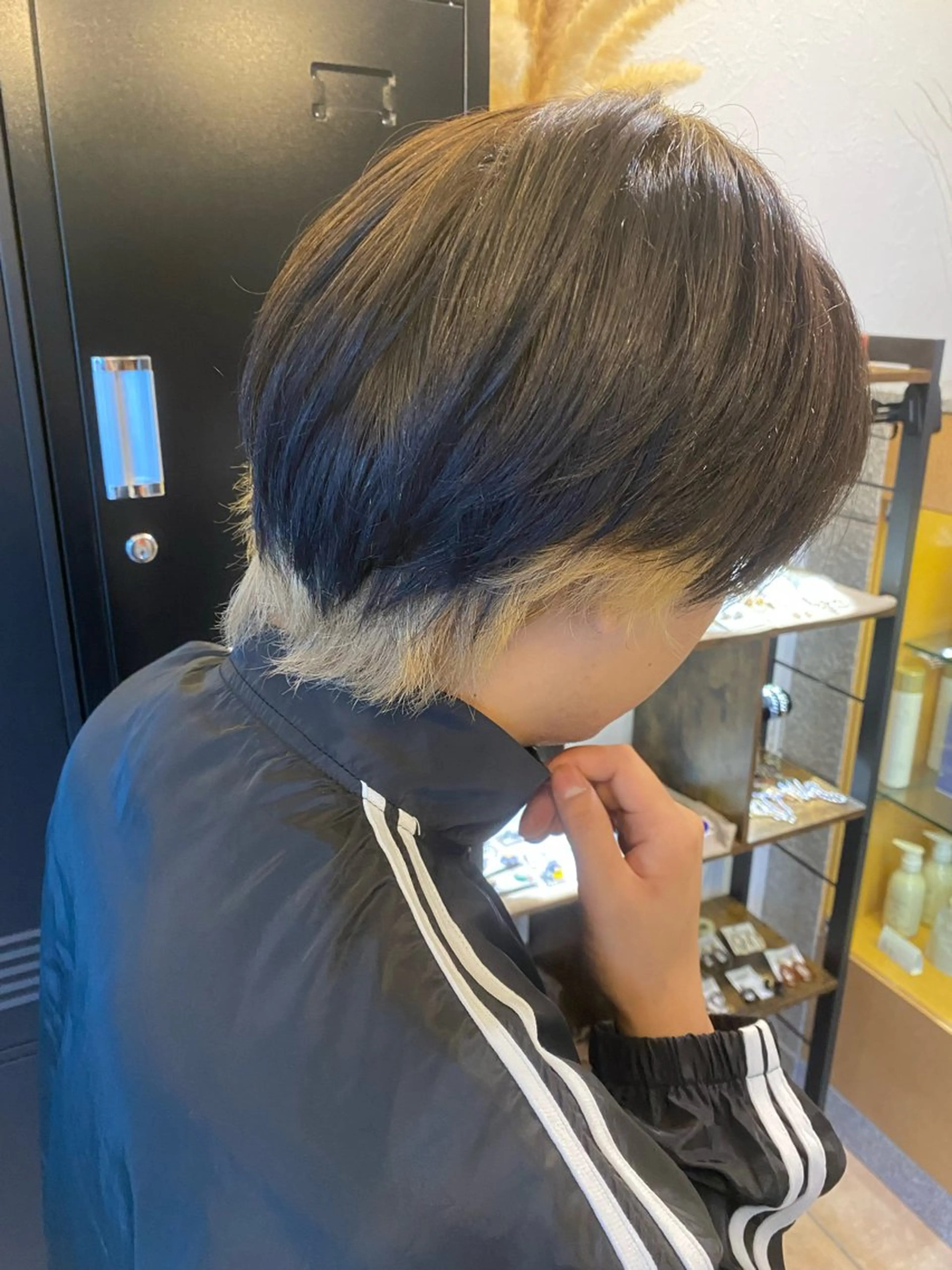 ショート カラー ヘアカラー 西田辺/ タカスナオヤのヘアスタイル