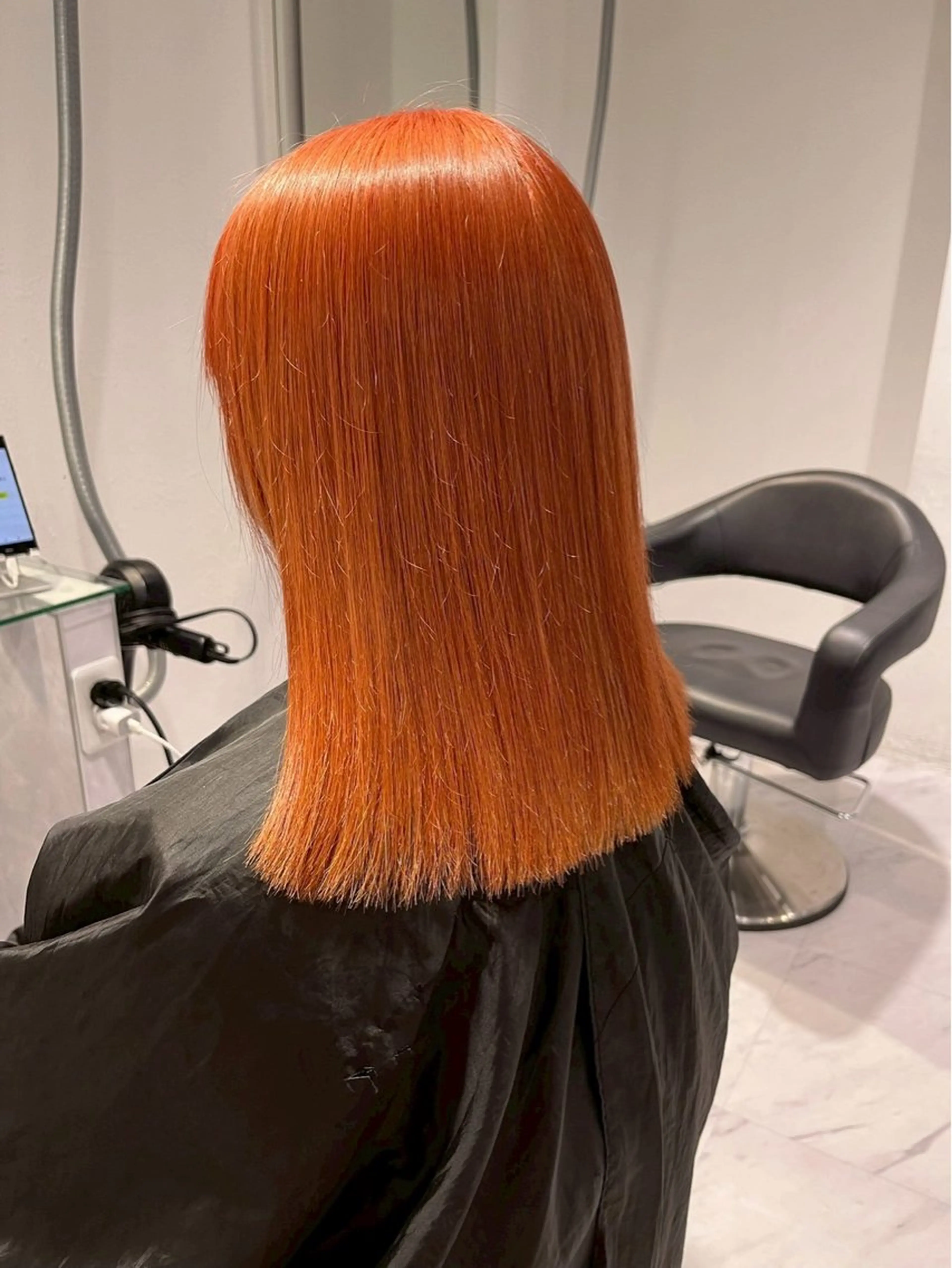 カラー ワンカラーでできる 暖色カラーゆいりのヘアスタイル