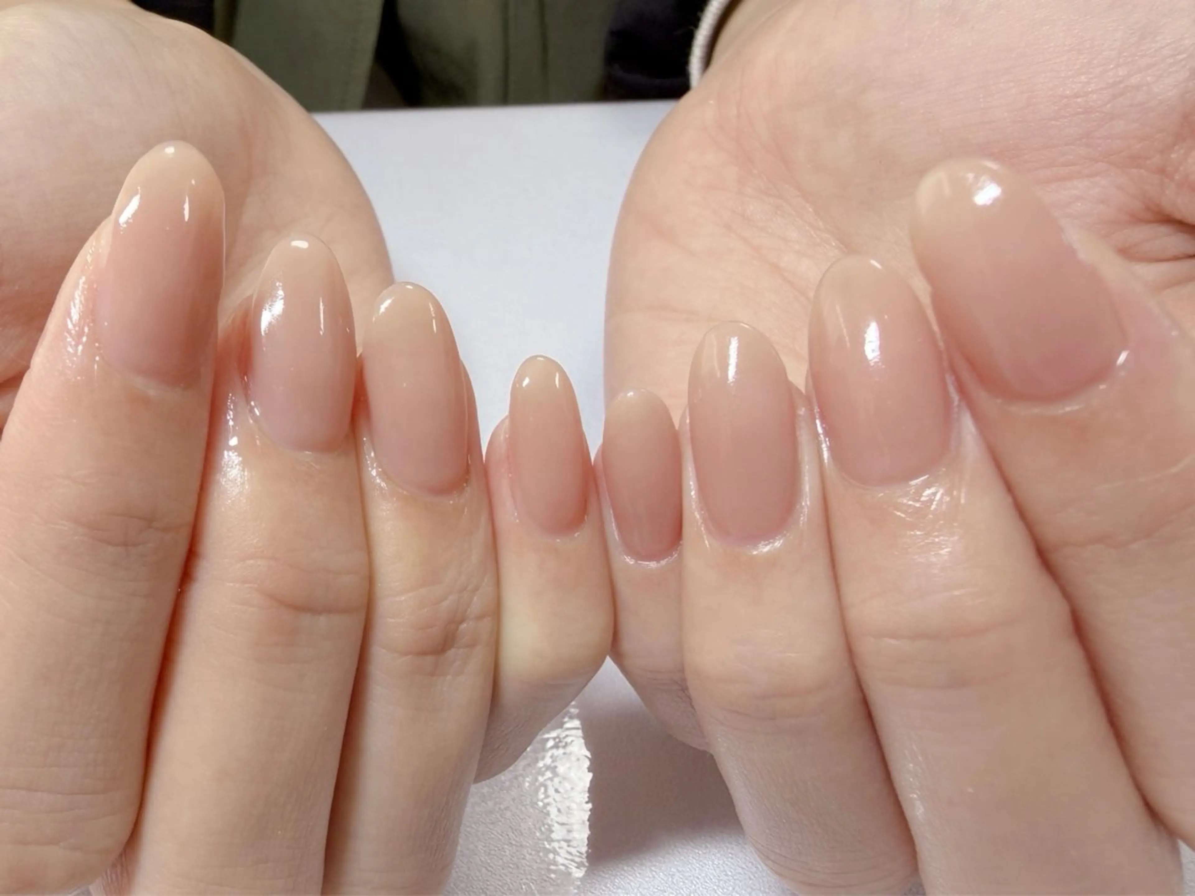 ワンカラー ラメグラ オフありの写真