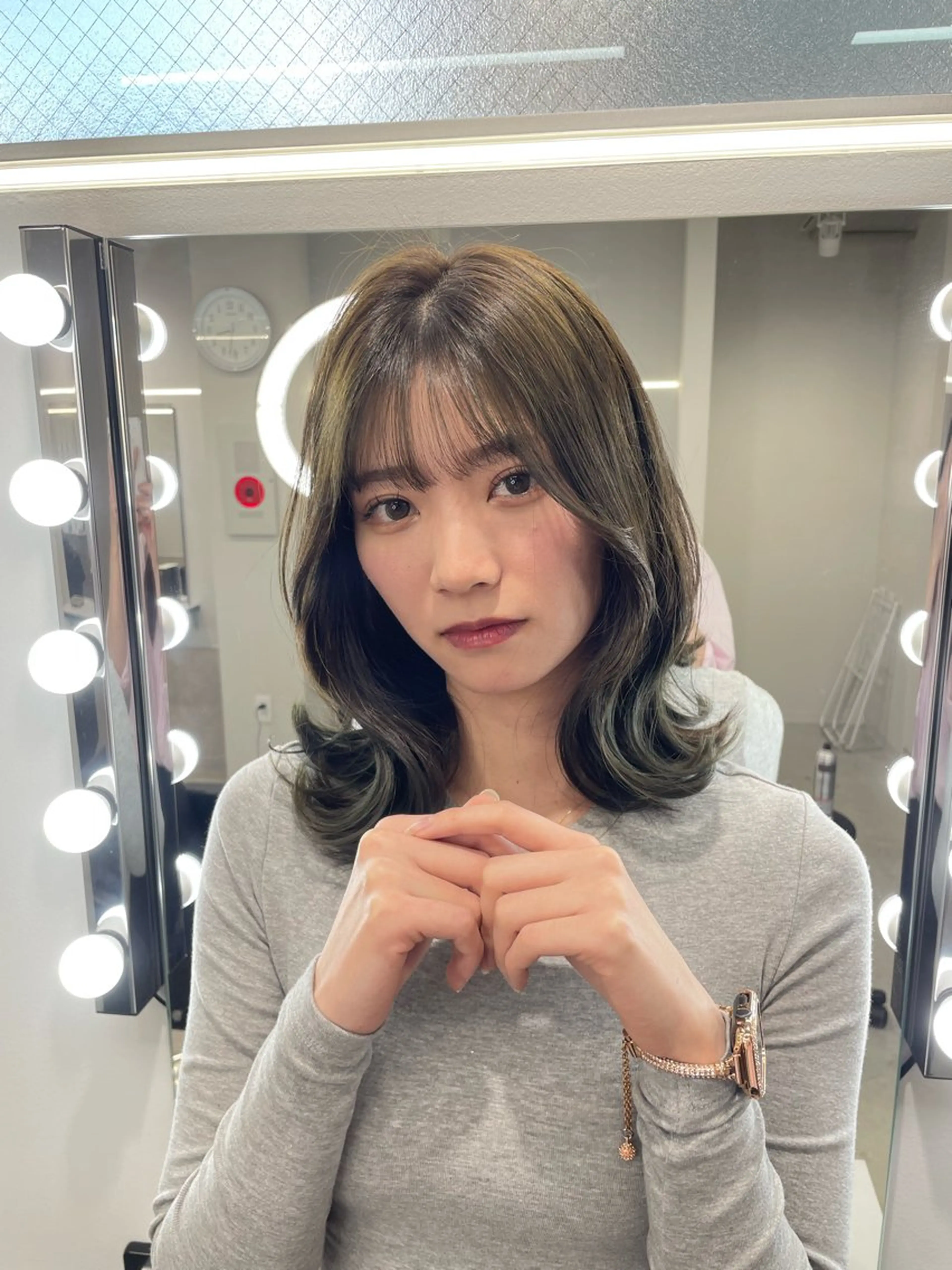 ミディアム GISEL TAKUYAのヘアスタイル