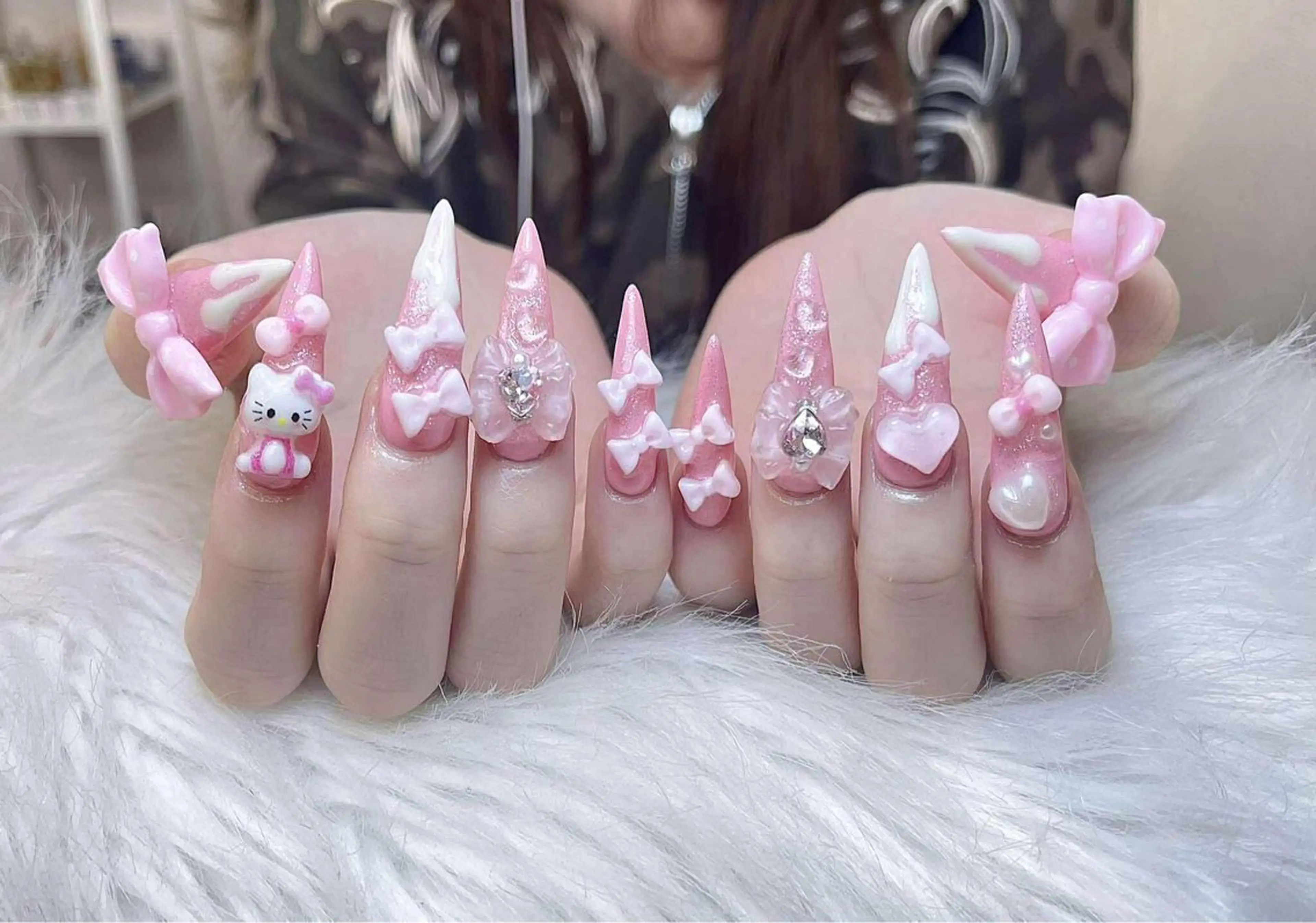 ネイル アートネイル 成人式 ジェルネイル ニュアンスネイル 夏ネイル ハンドネイル Jenn Nail Salonのネイルデザイン