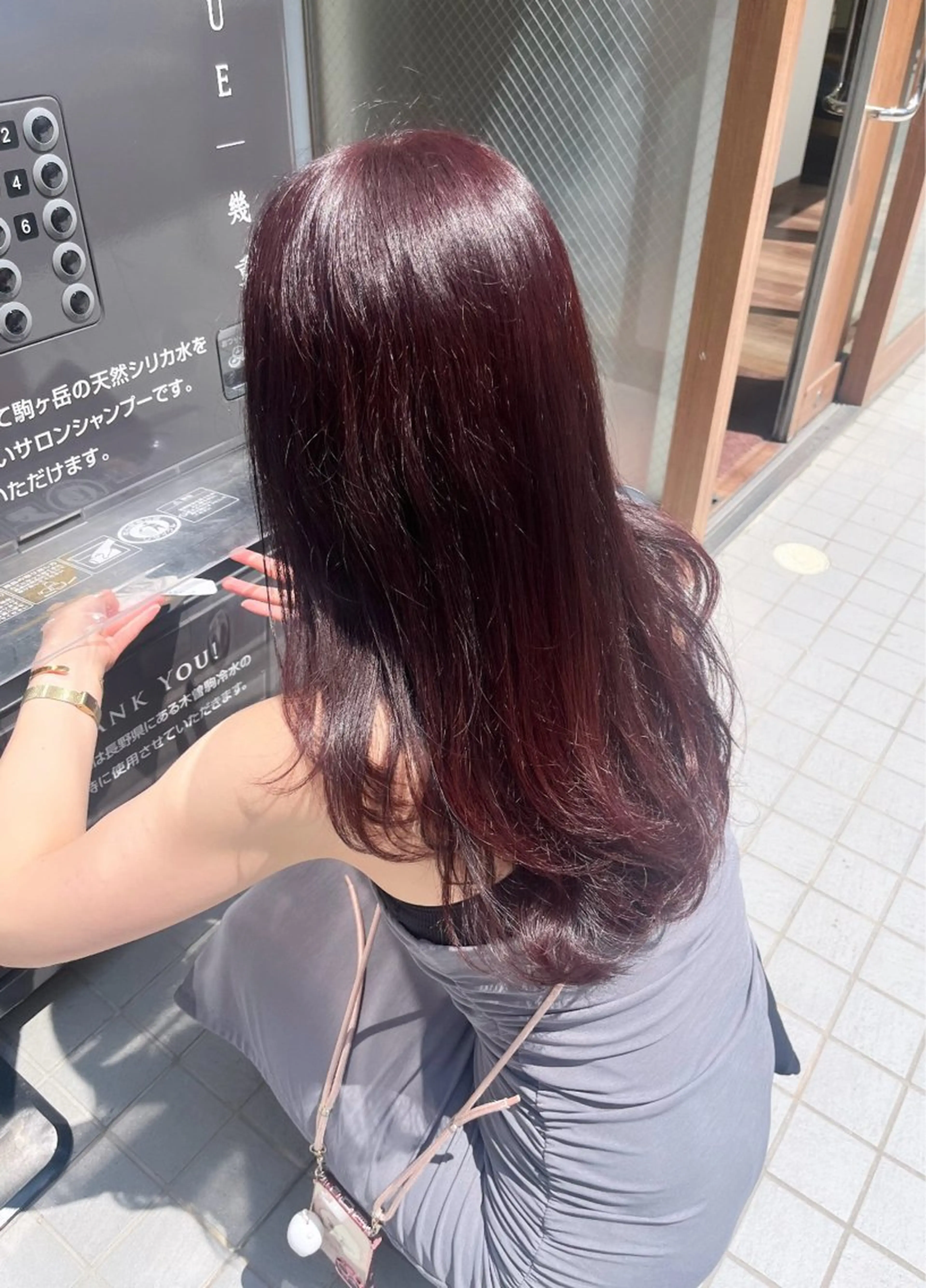 ロング カラー ヘアアレンジ カット ヘアカラー トリートメント ヘッドスパ 久保田 あやねのヘアスタイル