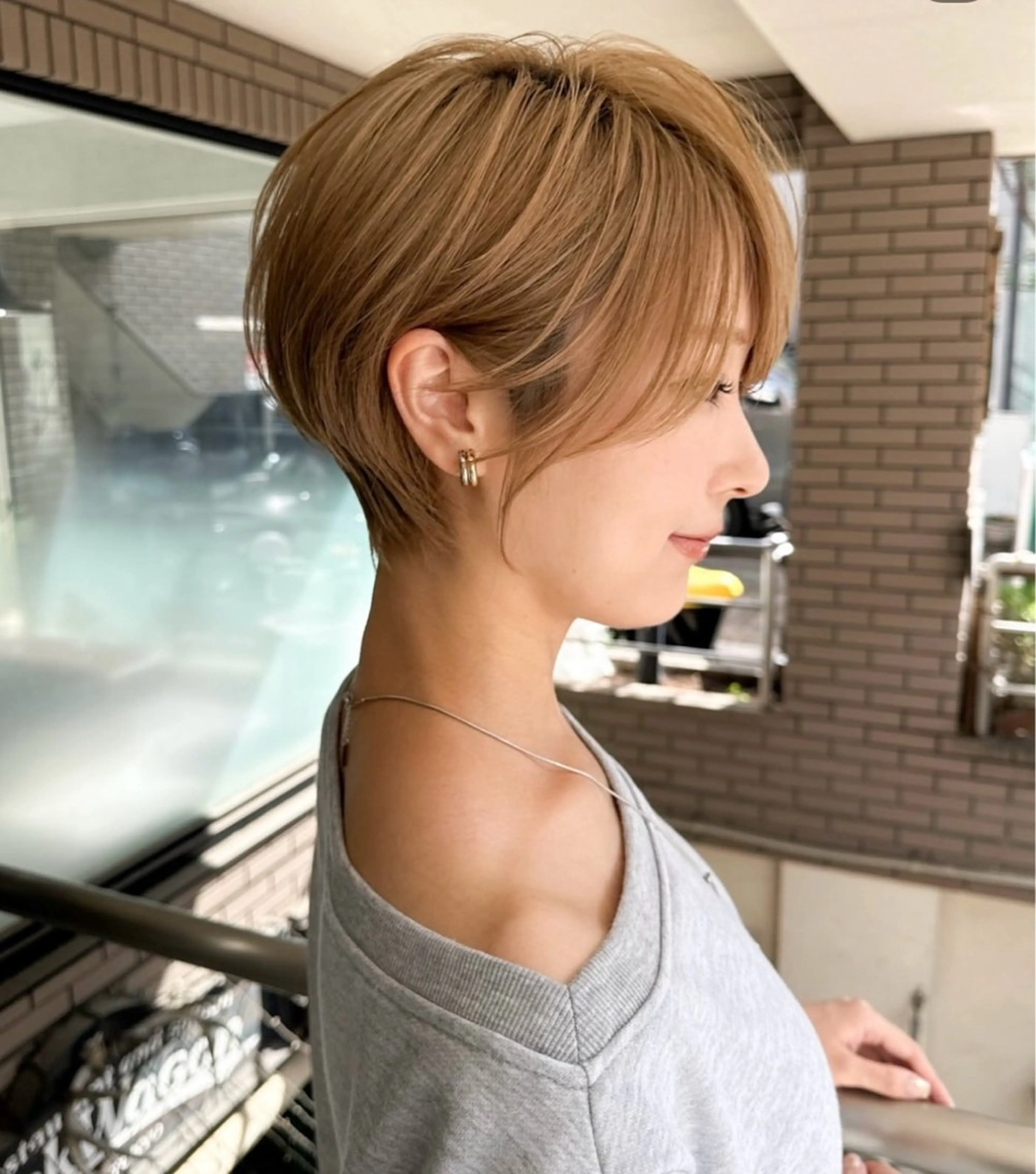 ショート カラー カット ヘアカラー atsuki ショート特化のヘアスタイル