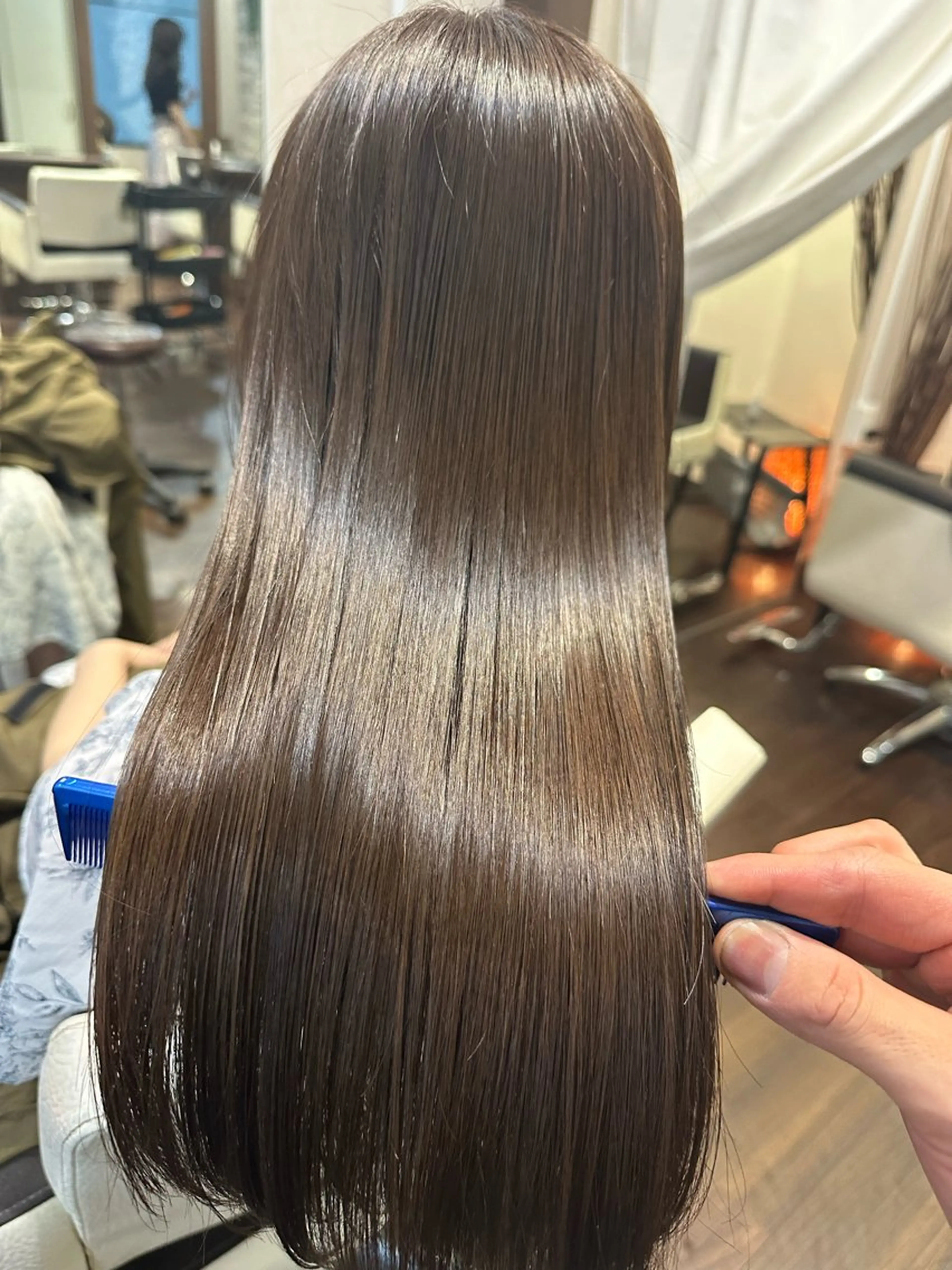 ロング カラー カット ヘアカラー トリートメント ヘッドスパ youres hair 東口店所属・🌸ULTOWA🌸 髪質改善/縮毛/店長のヘアスタイル