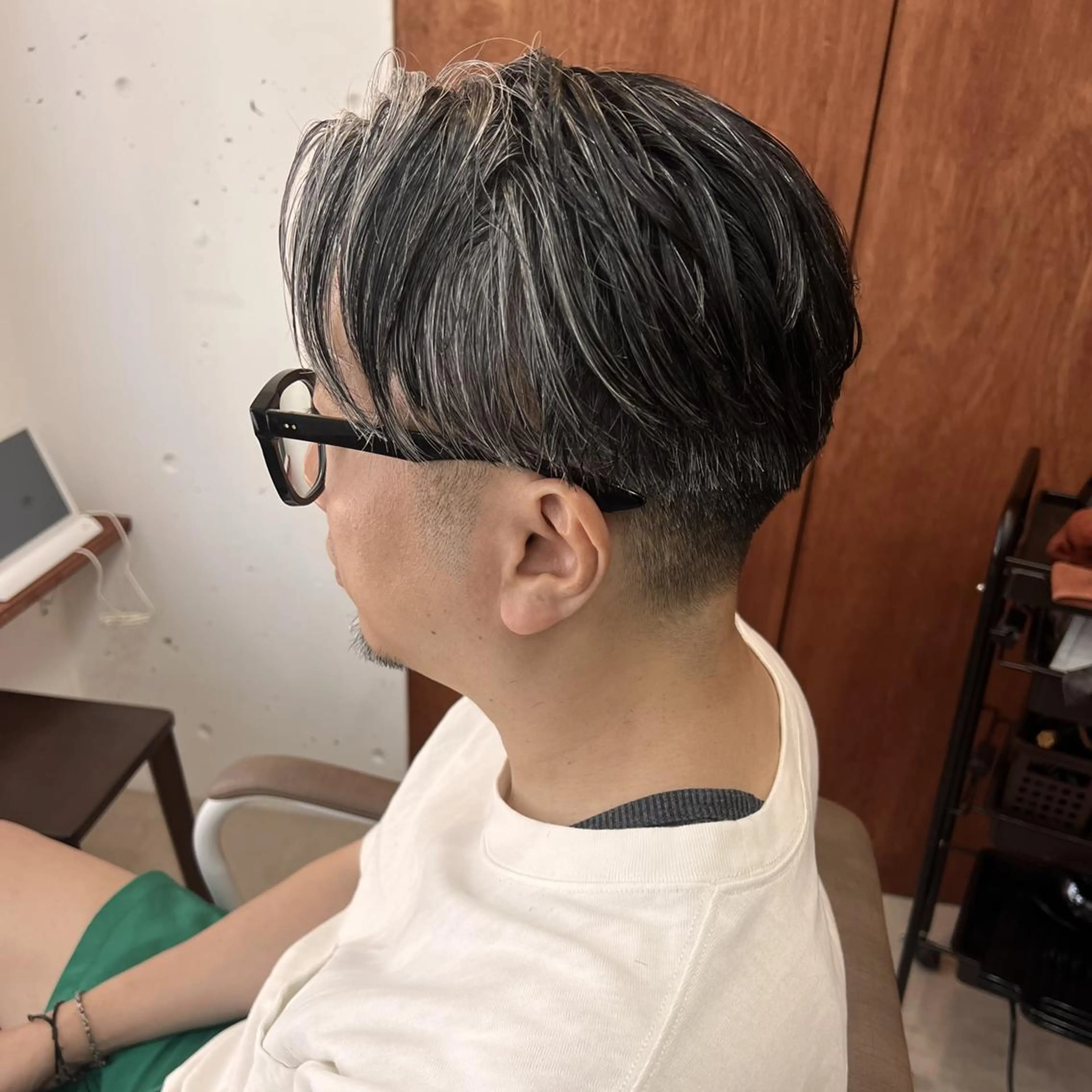 ミディアム 似合わせカット メンズ/梅田茶屋町/ SCALE/尾瀬和也のヘアスタイル