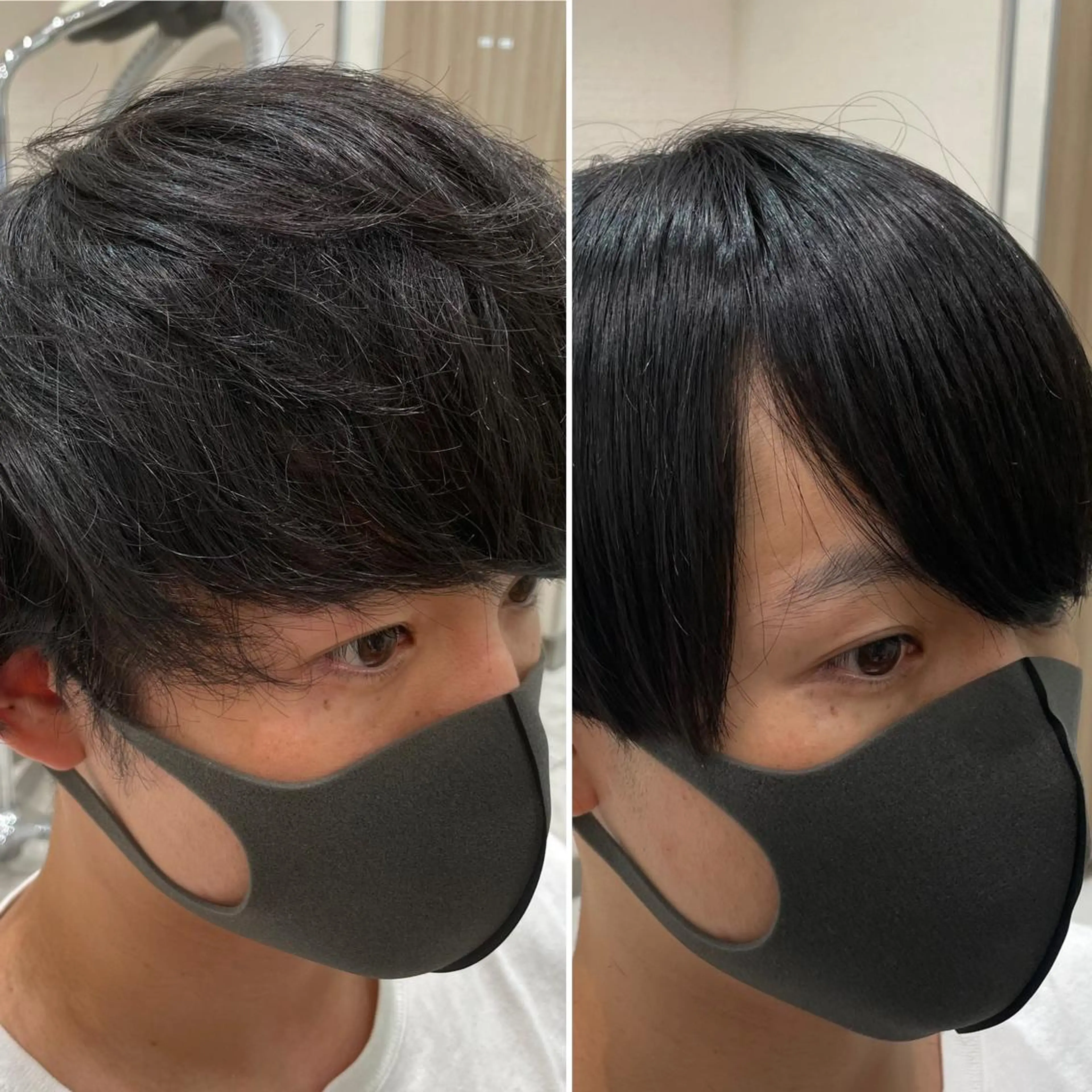 ショート パーマ メンズ カット 縮毛矯正 【メンズ縮毛矯正】 田中秀斗のヘアスタイル