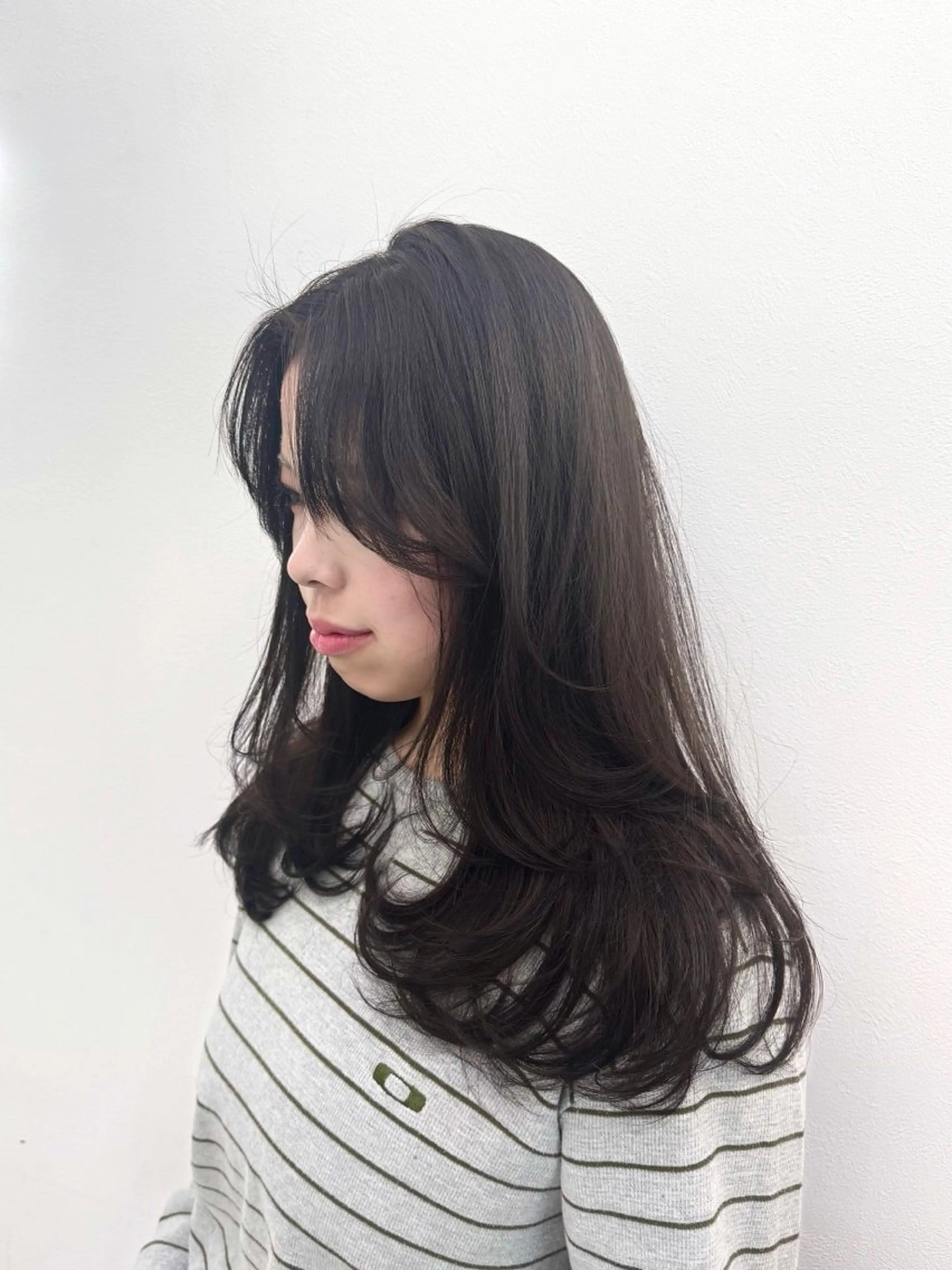 ロング ヘアカラー トリートメント GO TODAY 原宿Verno店所属・韓国系支持率No.1 レイヤー特化/きょうのヘアスタイル