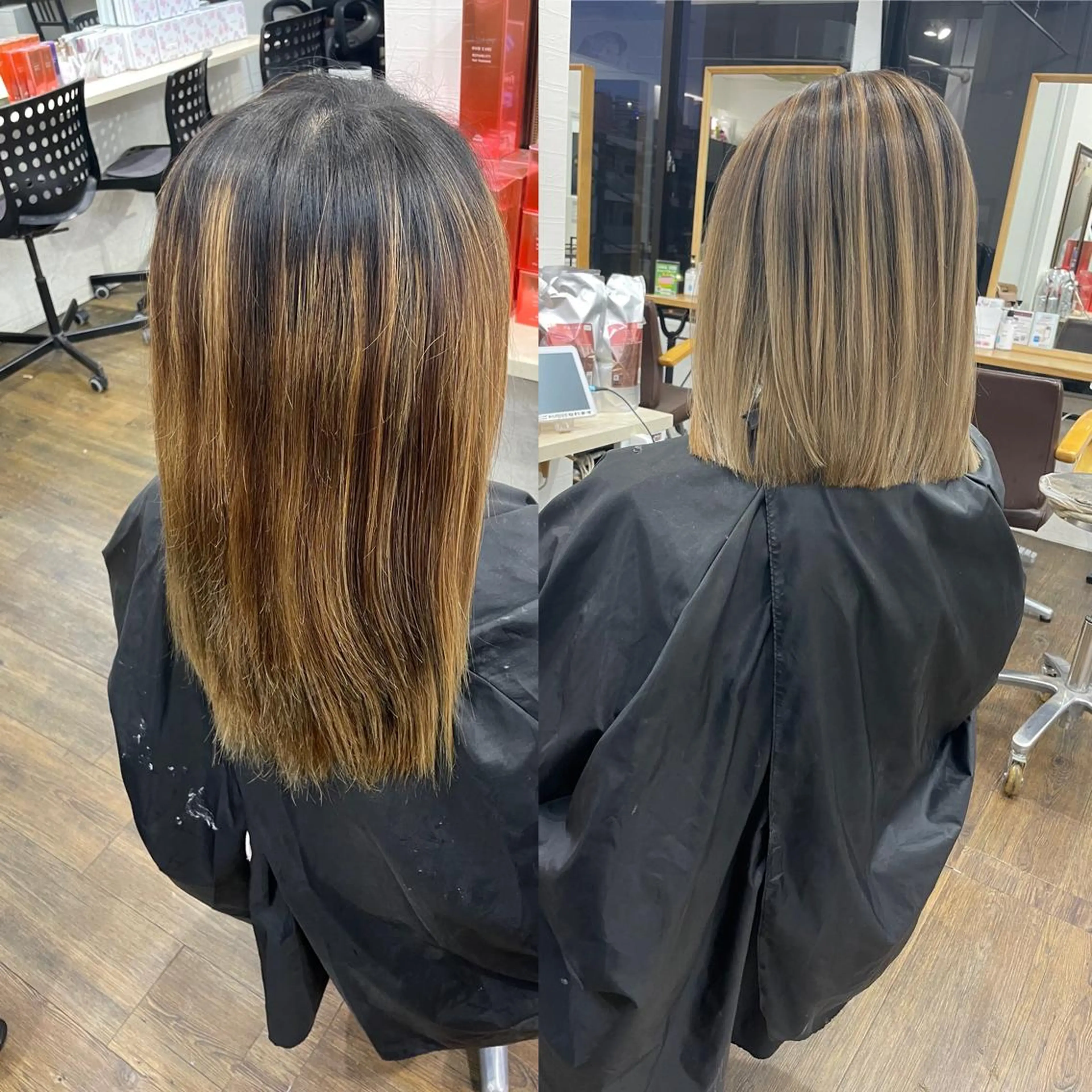 ショート カラー ヒカ/外国人風 デザインカラーのヘアスタイル