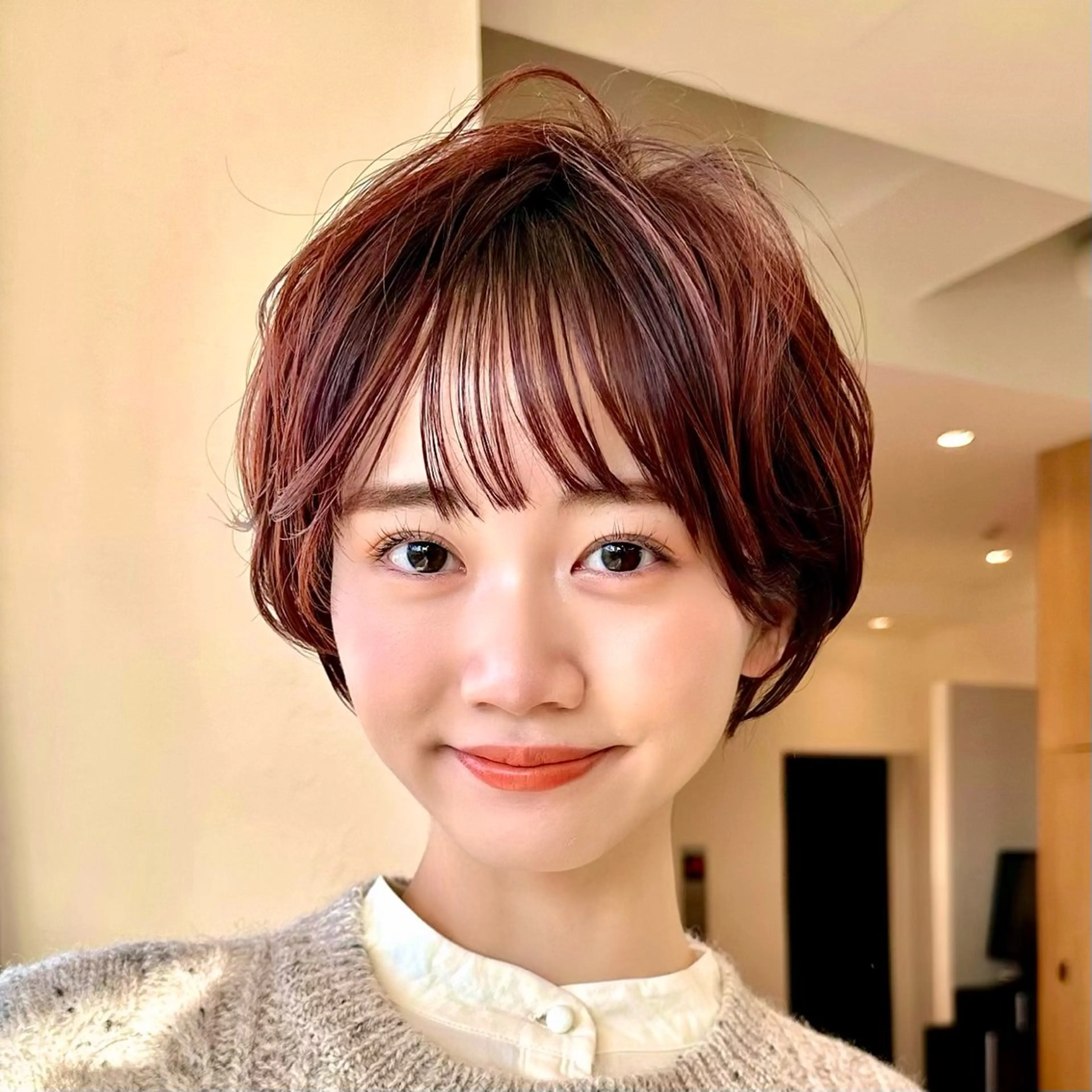 ショート カラー 似合わせカット ショートヘア カット ヘアセット 銀座/ショート特化/ 似合わせカット/といのヘアスタイル