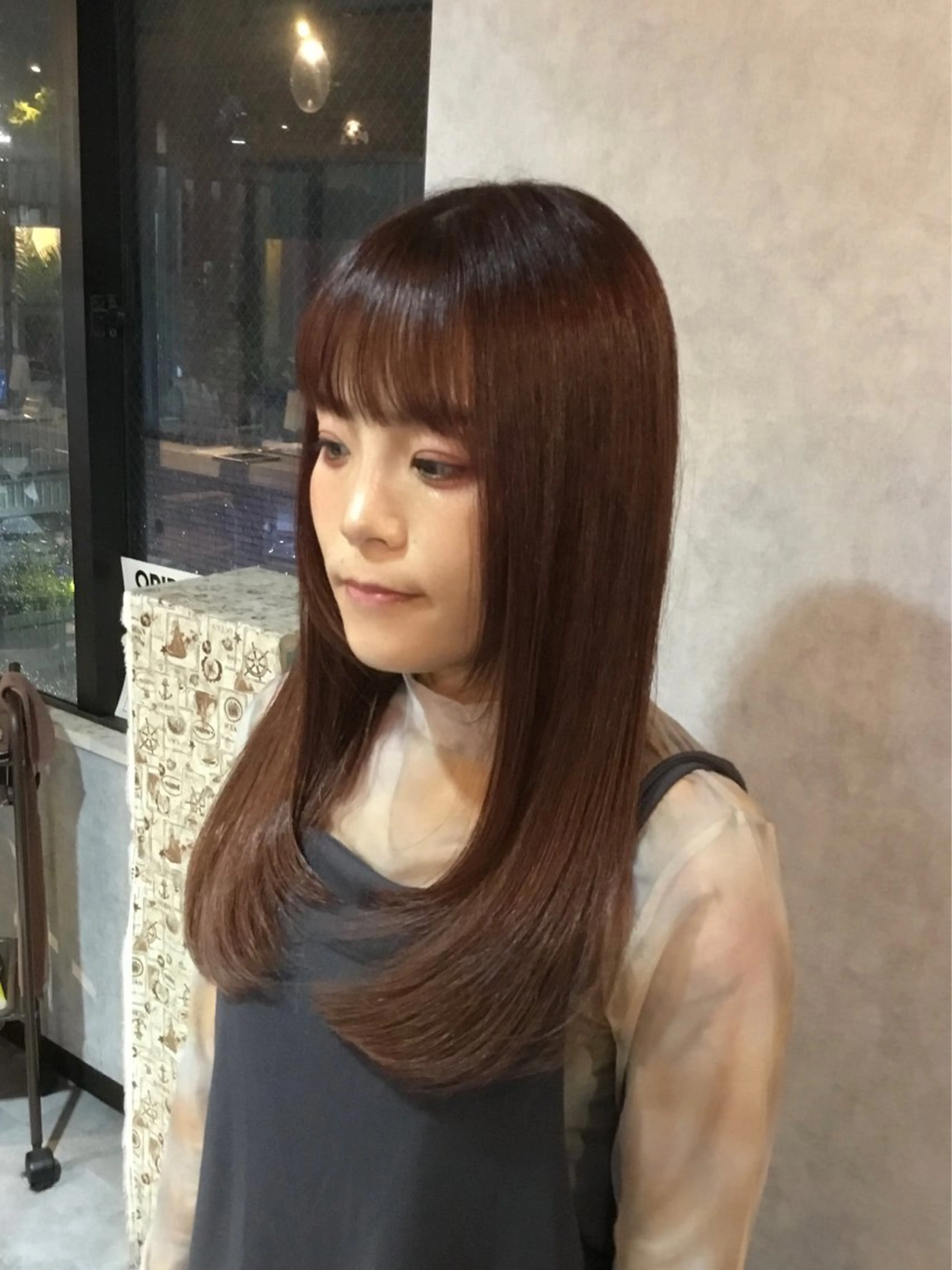 ロング eim hair rink  長津田店所属・🫧透明感カラー 🫧しほのヘアスタイル