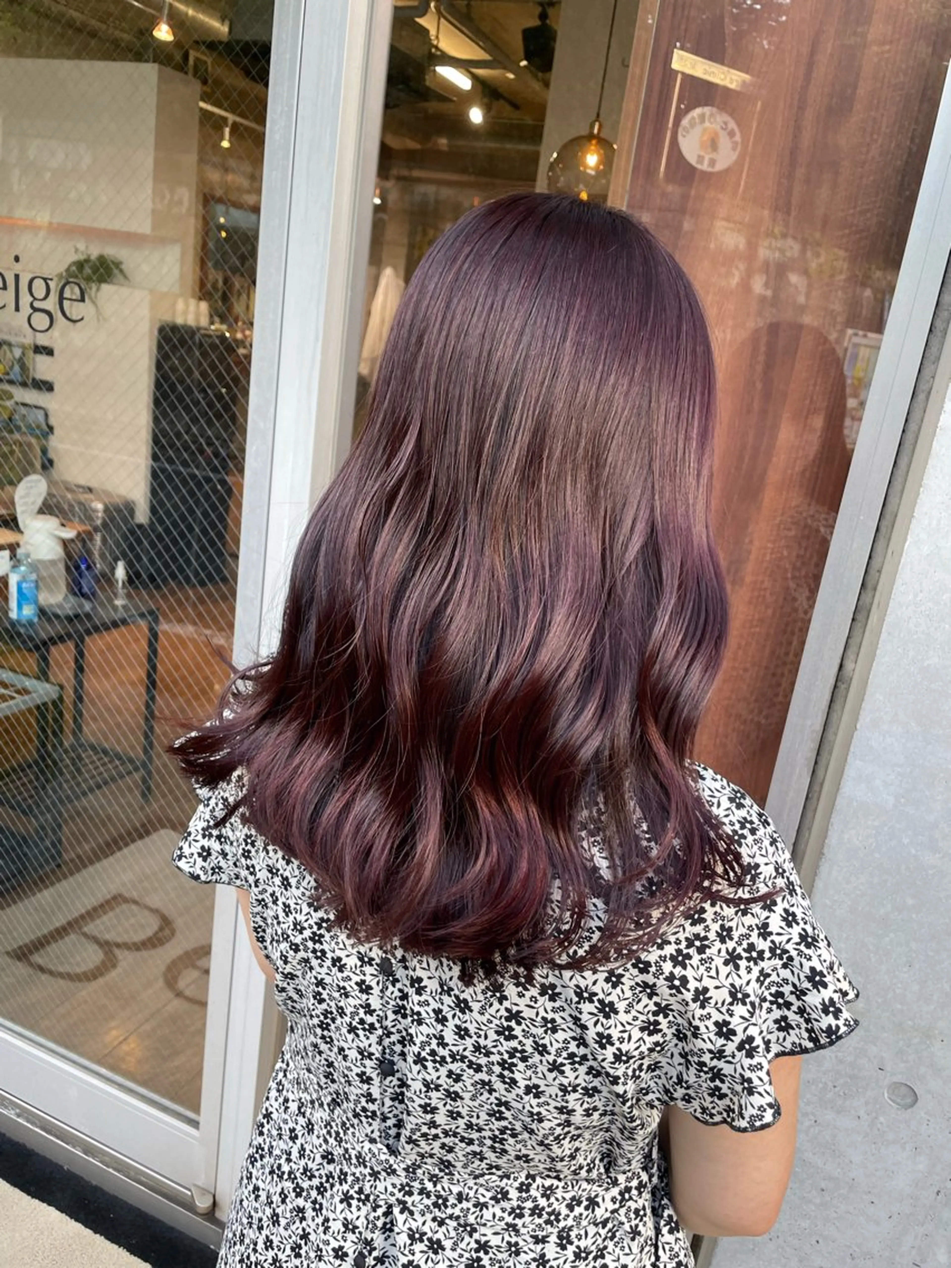 セミロング カラー カット ヘアカラー Hair relax  spa Beige所属・🎀 Ririka🎀のヘアスタイル