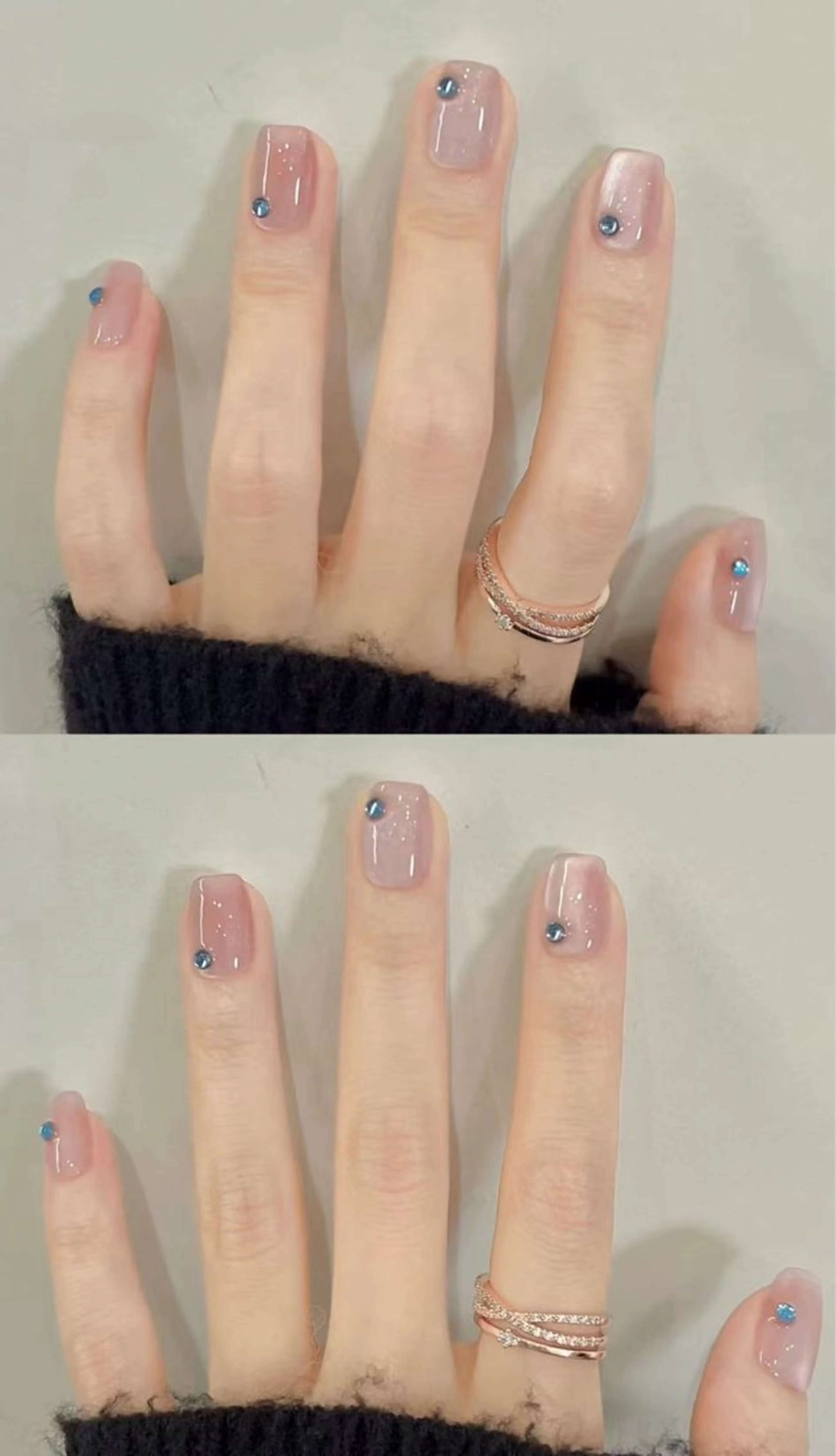 ネイル 長さ出し フレンチネイル 韓国ネイル マグネットネイル マグネットフレンチ sun nail池袋 モデル募集のネイルデザイン