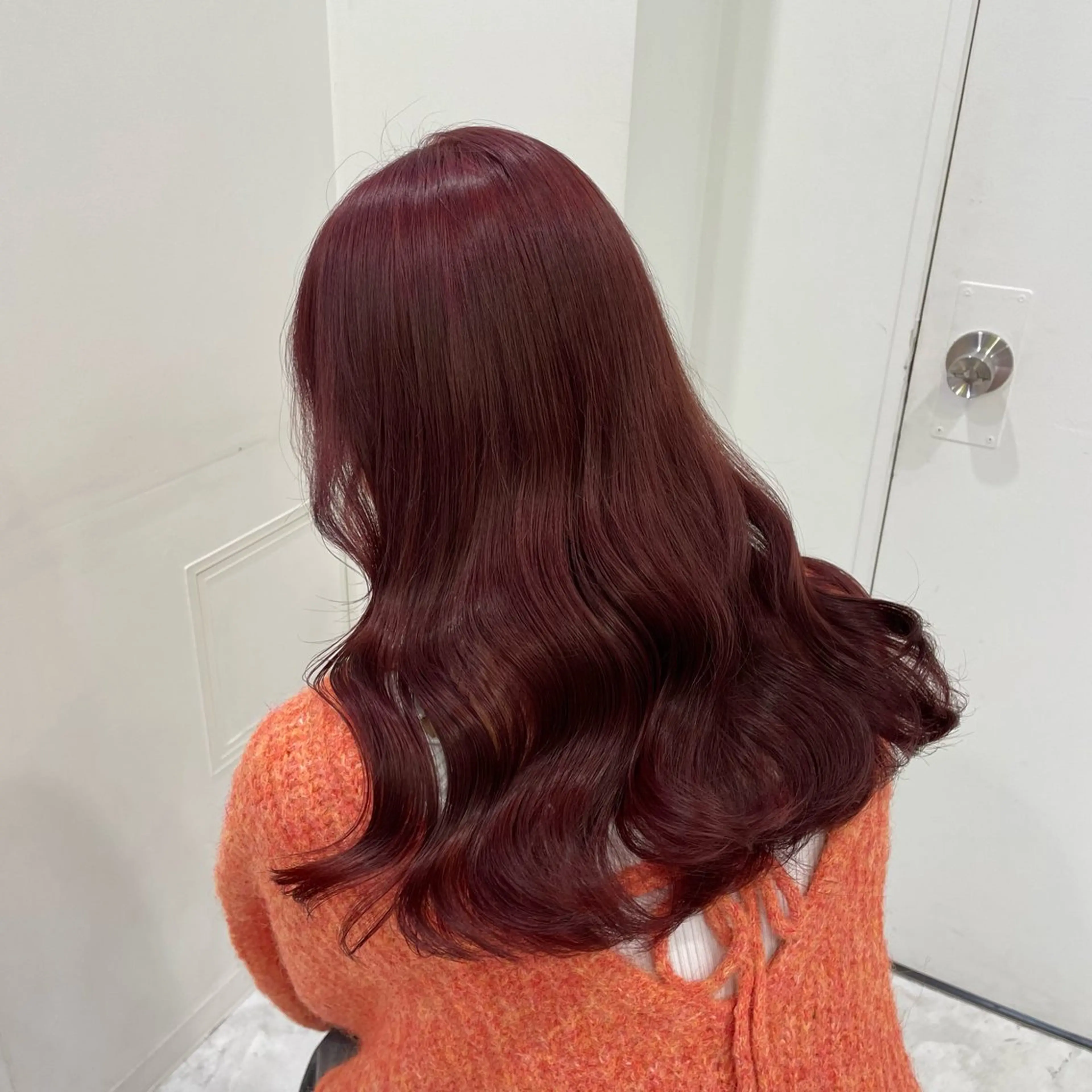 カラー ヘアカラー トリートメント ガーリー/暖色カラー 🎀MEARI🩰のヘアスタイル