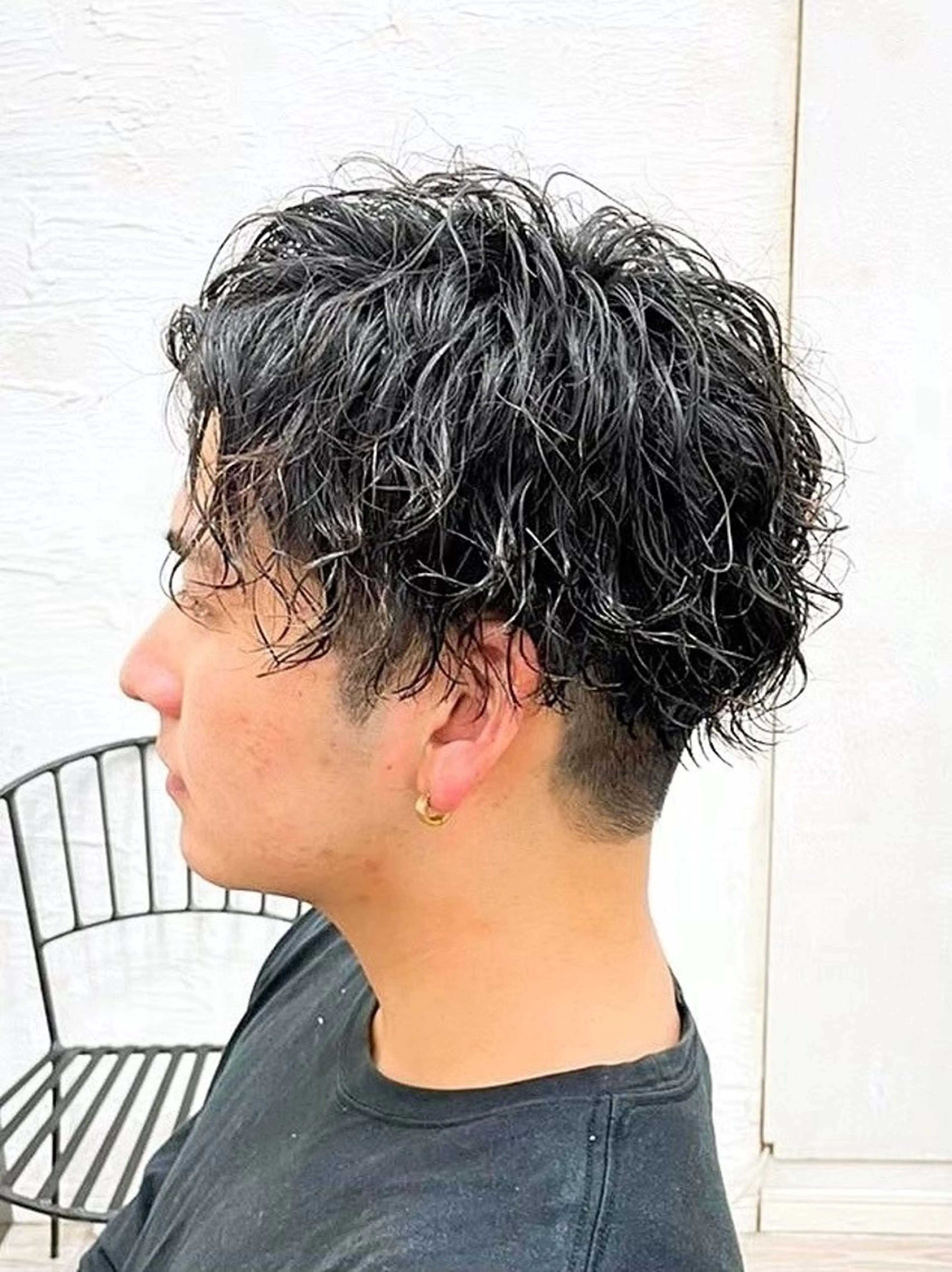 パーマ メンズ 鈴木 裕貴のヘアスタイル