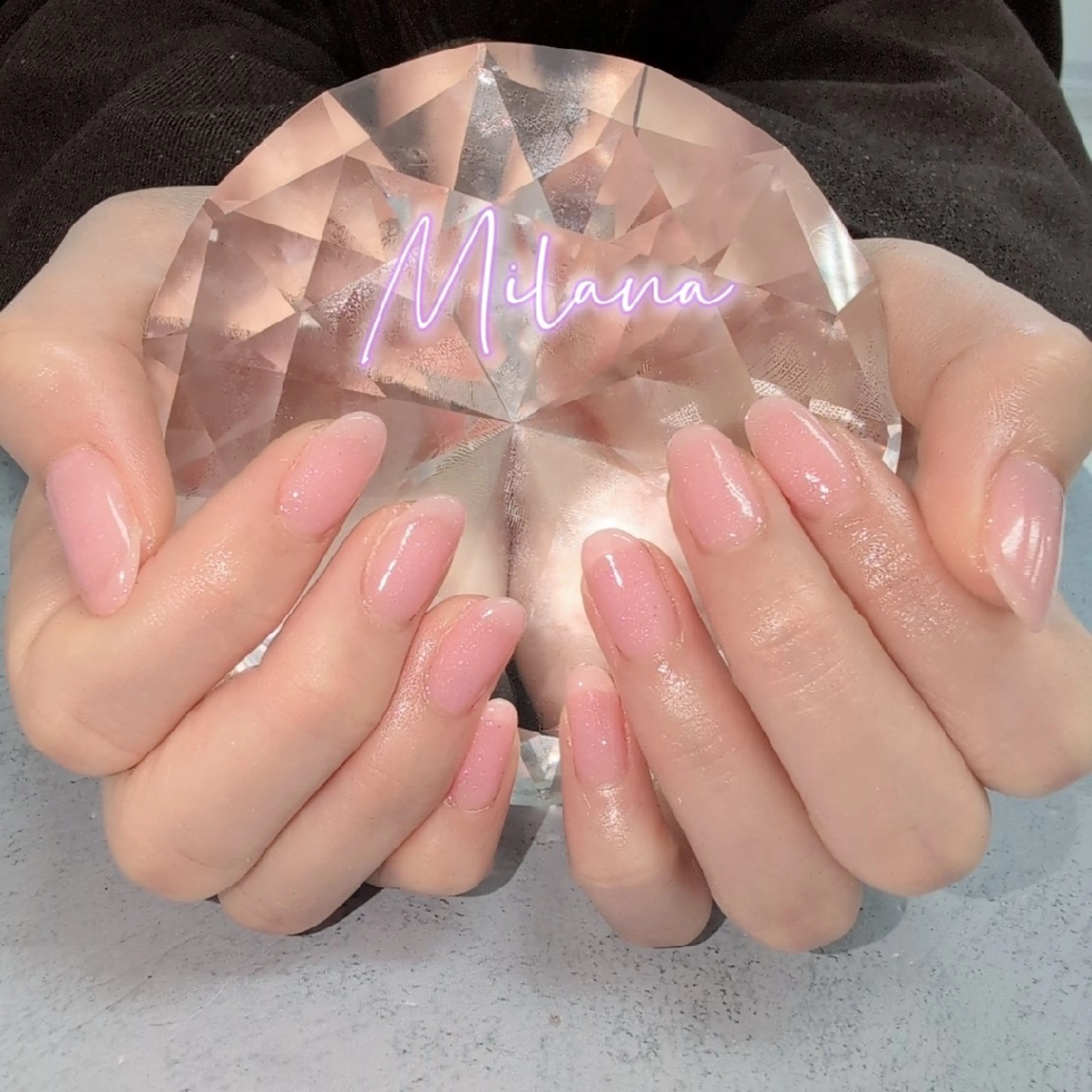 ネイル ワンカラーネイル ハンドネイル Milana 川瀬のネイルデザイン