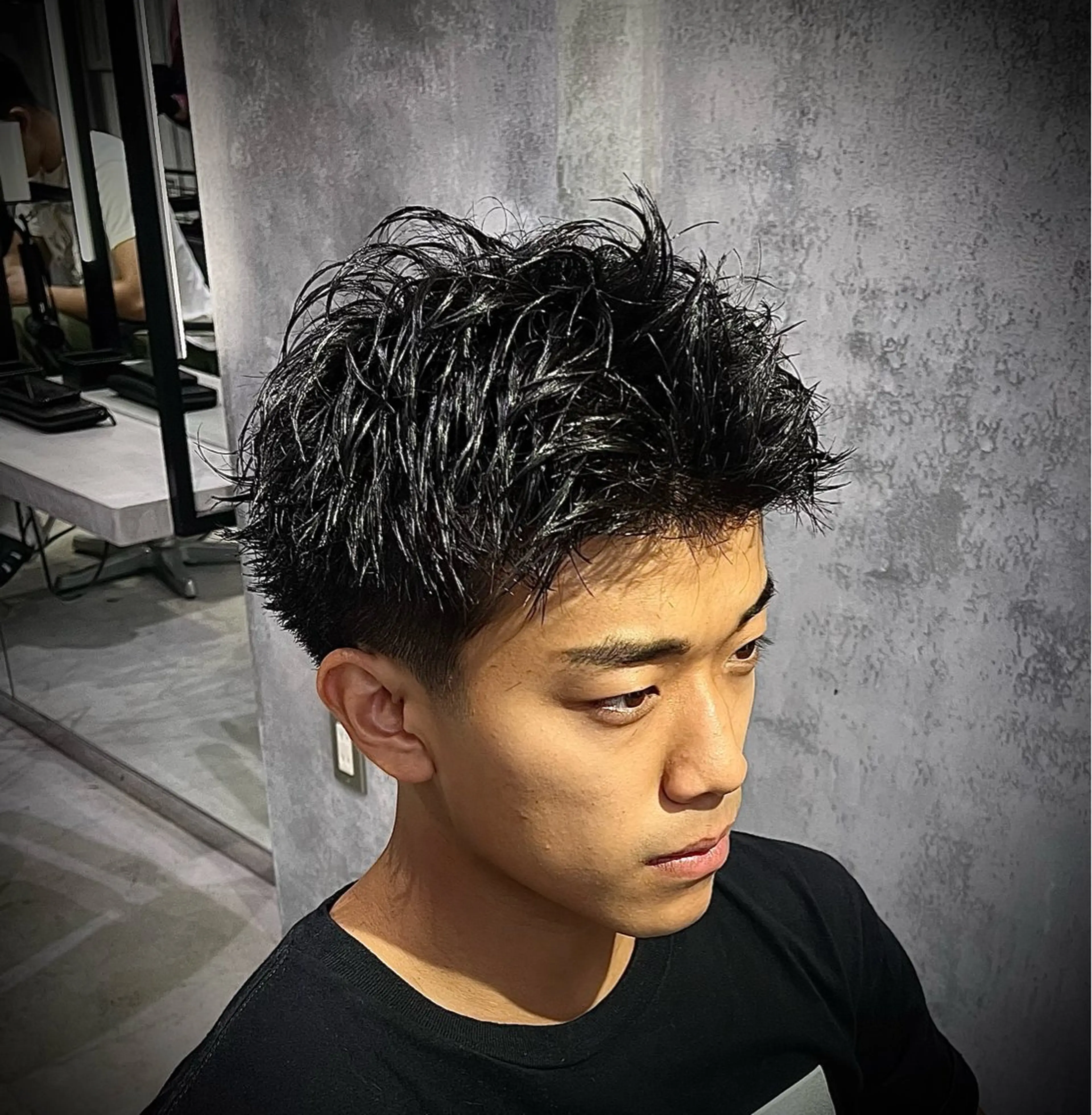 ショート メンズ カット 🔥特殊パーマ🔥 歩夢のヘアスタイル