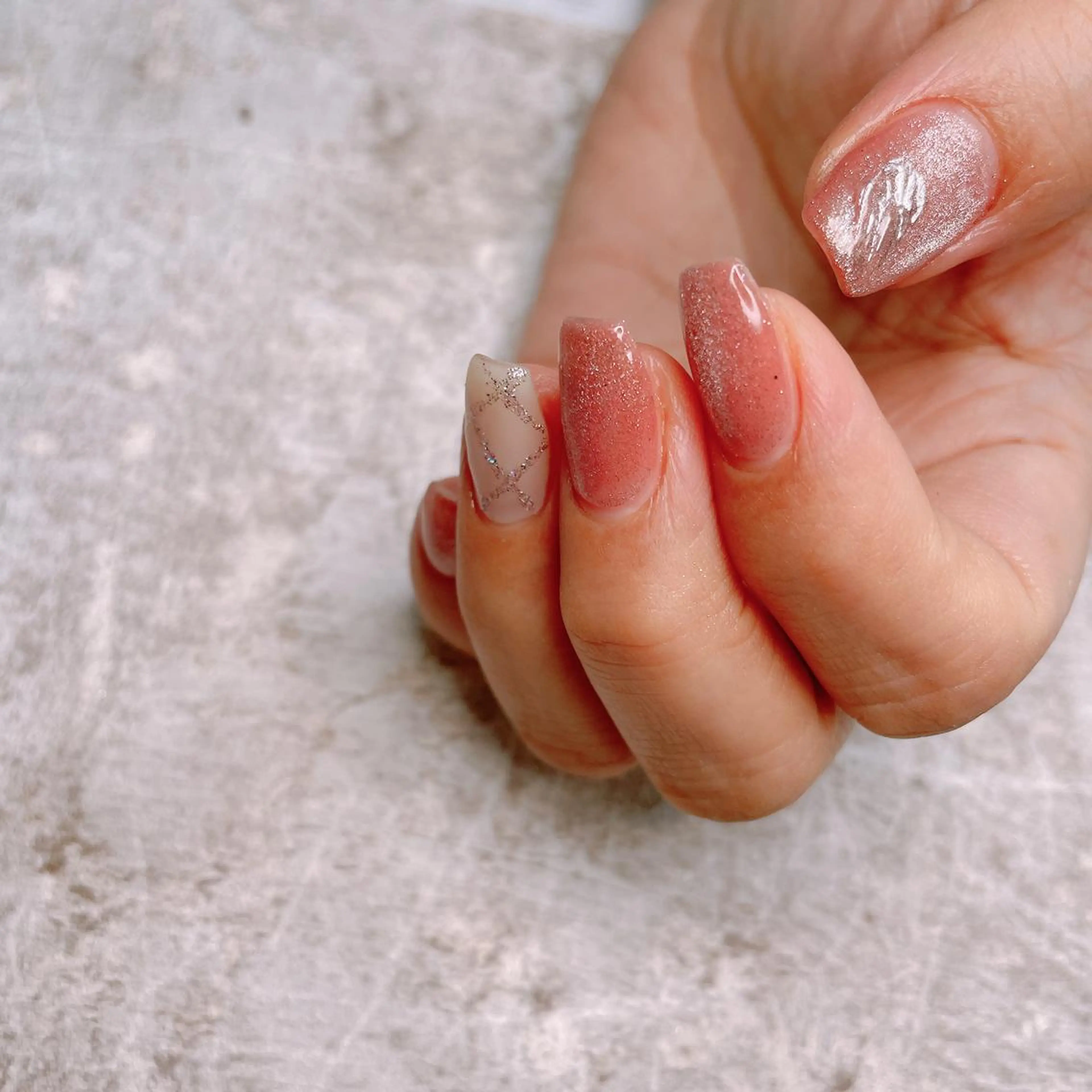 ネイル Aim* 深爪・自爪育成専門店のネイルデザイン