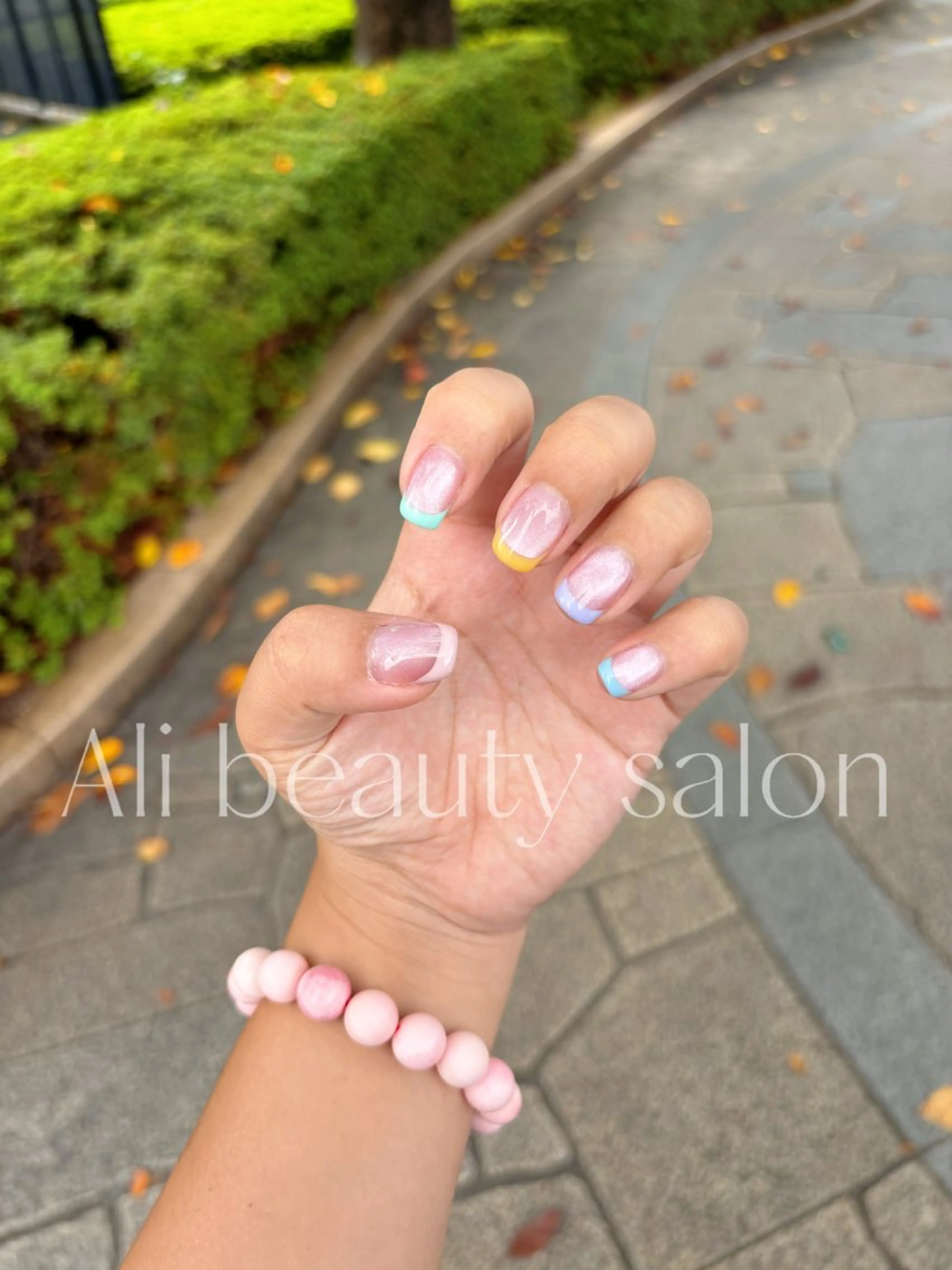 ネイル フレンチネイル マグネットネイル ハンドネイル Ali 新小岩 ネイル専門のネイルデザイン