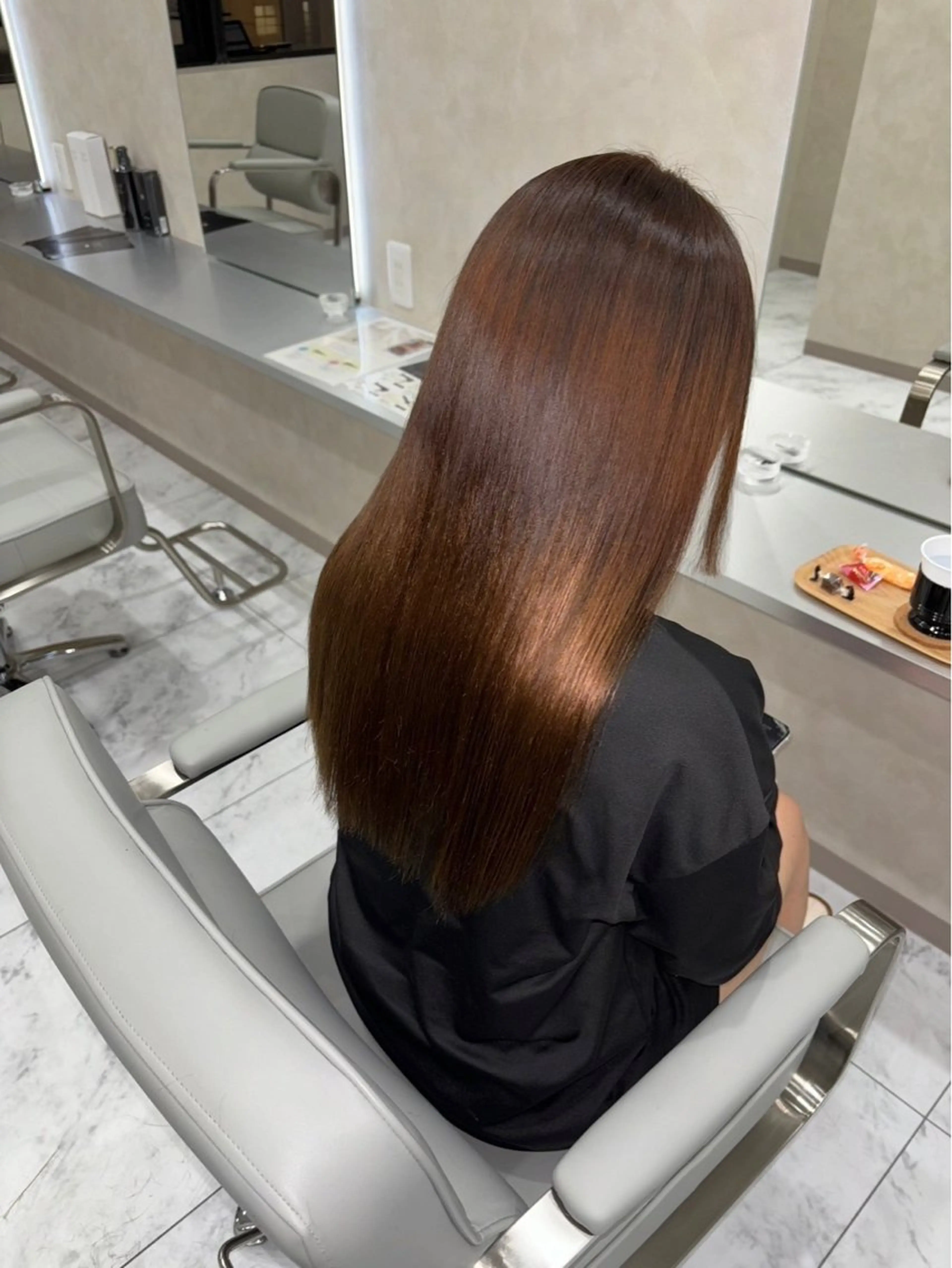 ロング 髪質改善 king highlight&extensions梅田所属・髪質改善/似合わ せ/ダブルカラー盛田のヘアスタイル