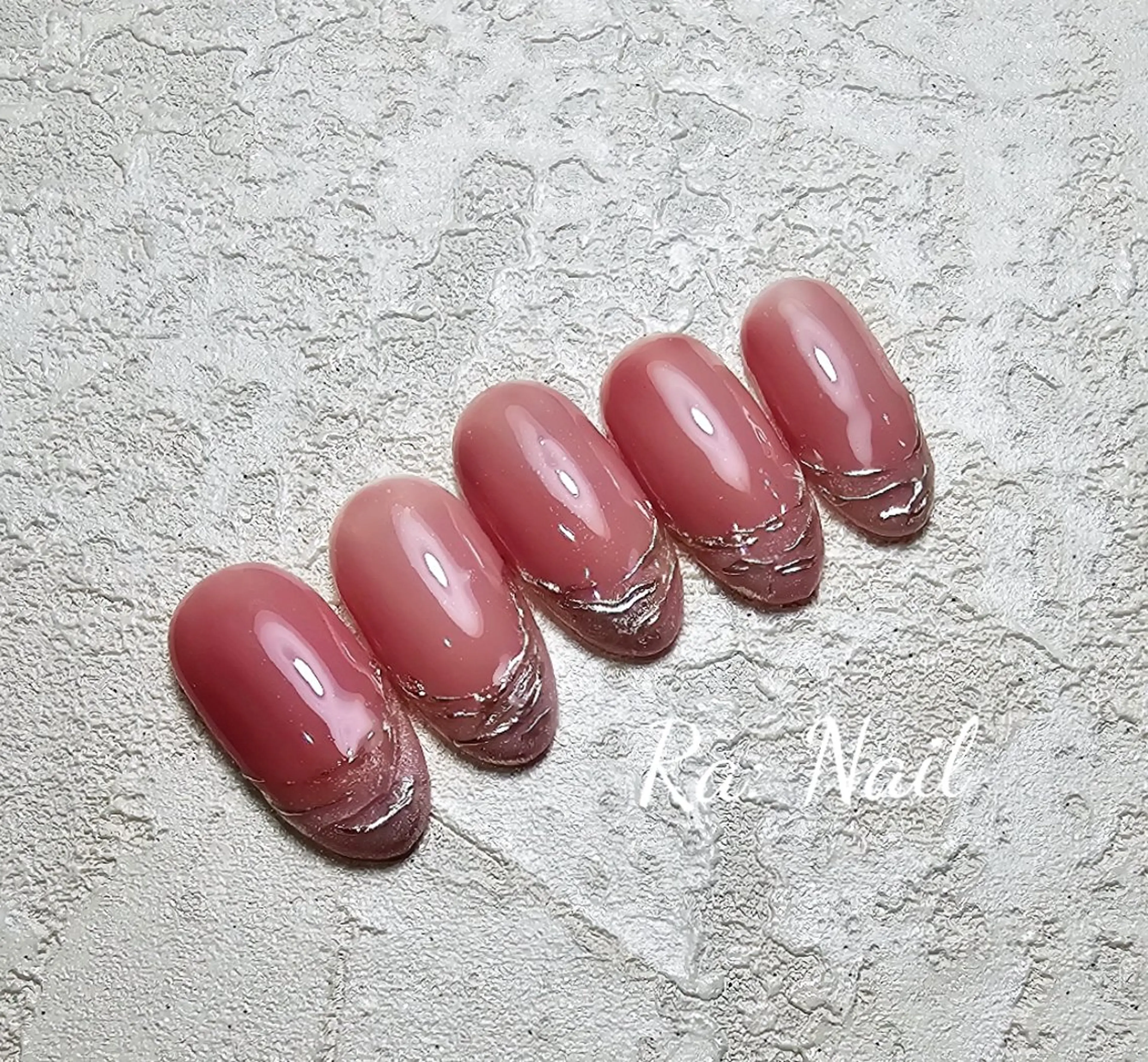ネイル ジェルネイル ミラーネイル Ra: Nail所属・Ra: nail (CHIHIRO)のネイルデザイン