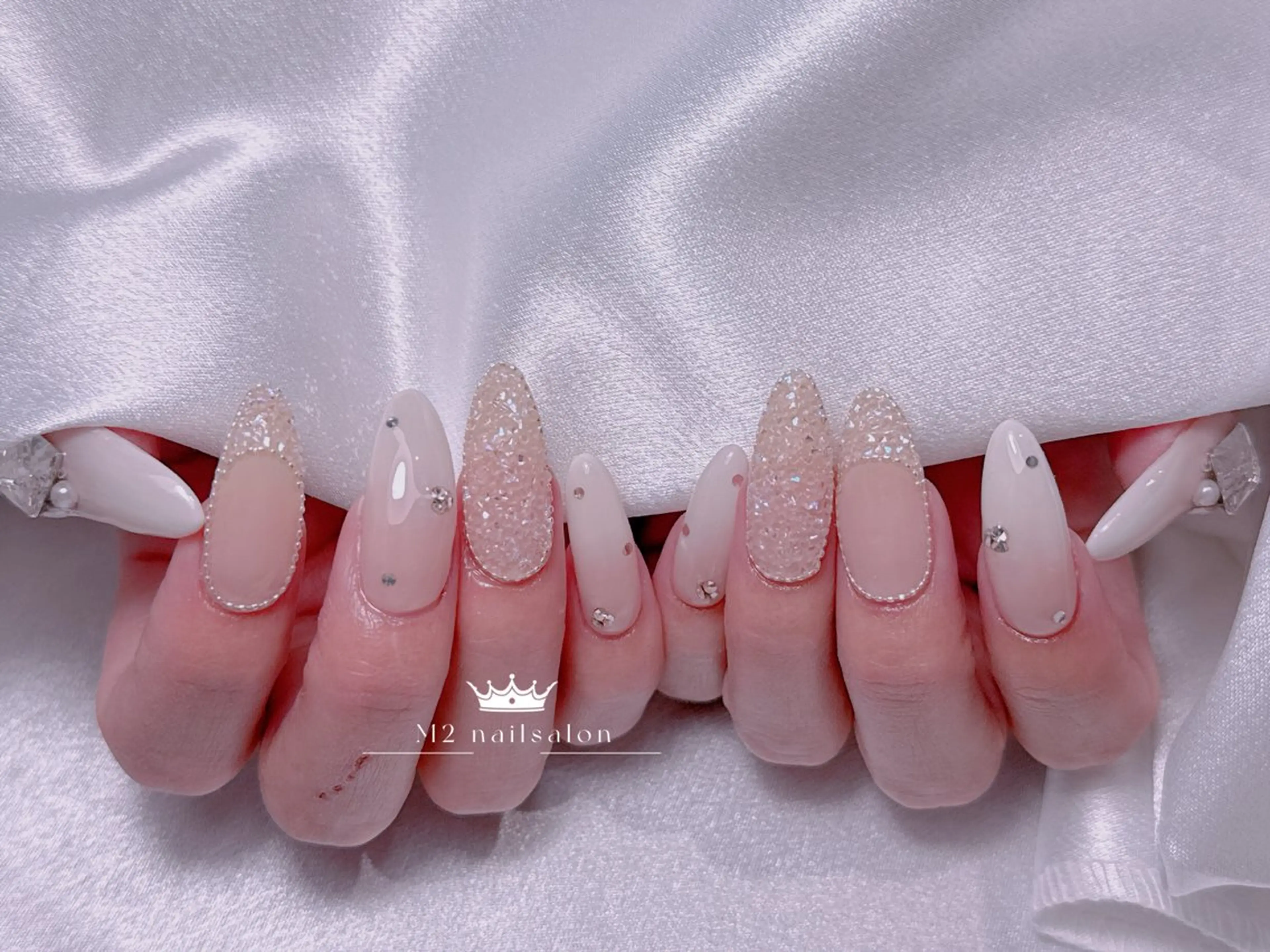 ネイル ハンドネイル 長さだし専門店 M2 rikaのネイルデザイン