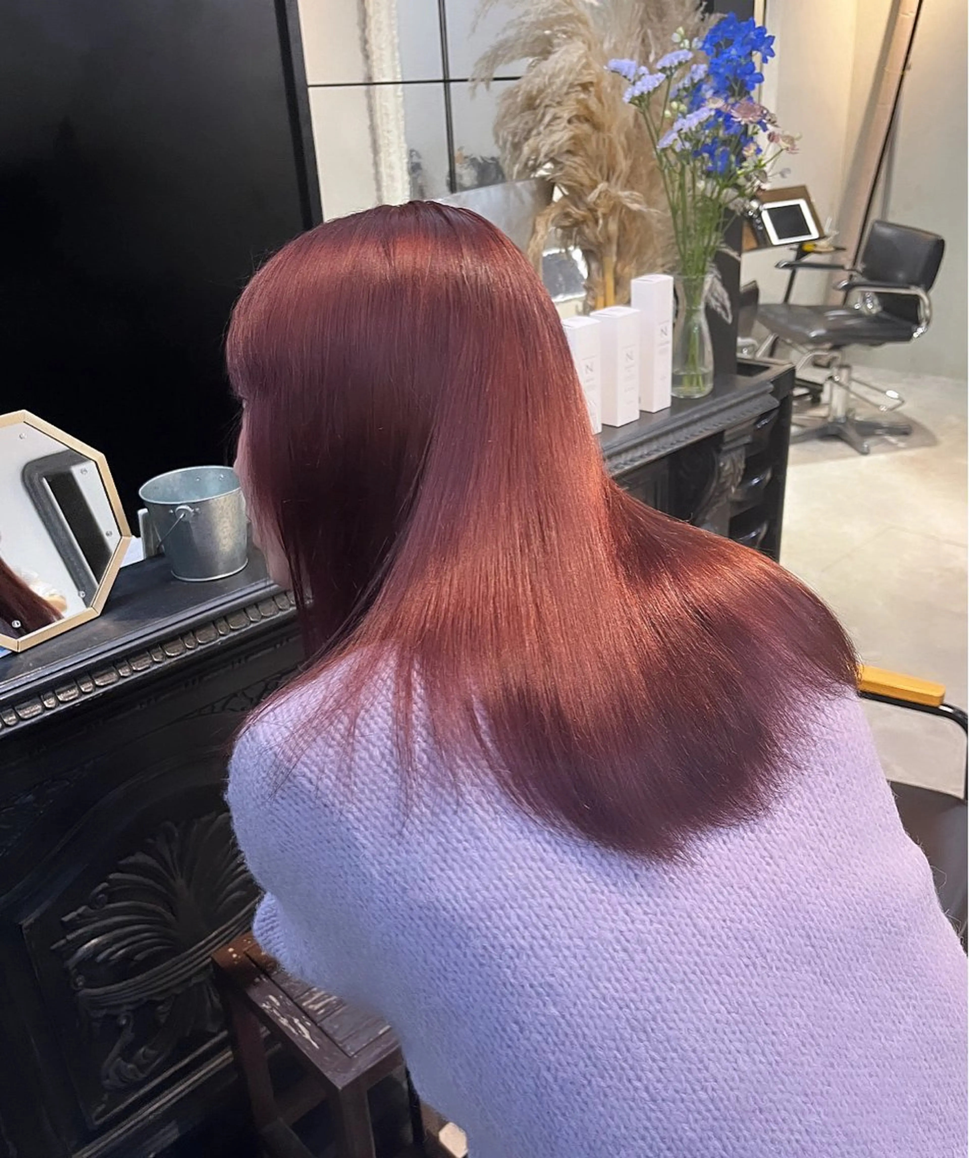 ロング ツヤ髪縮毛矯正 🩶manamiのヘアスタイル