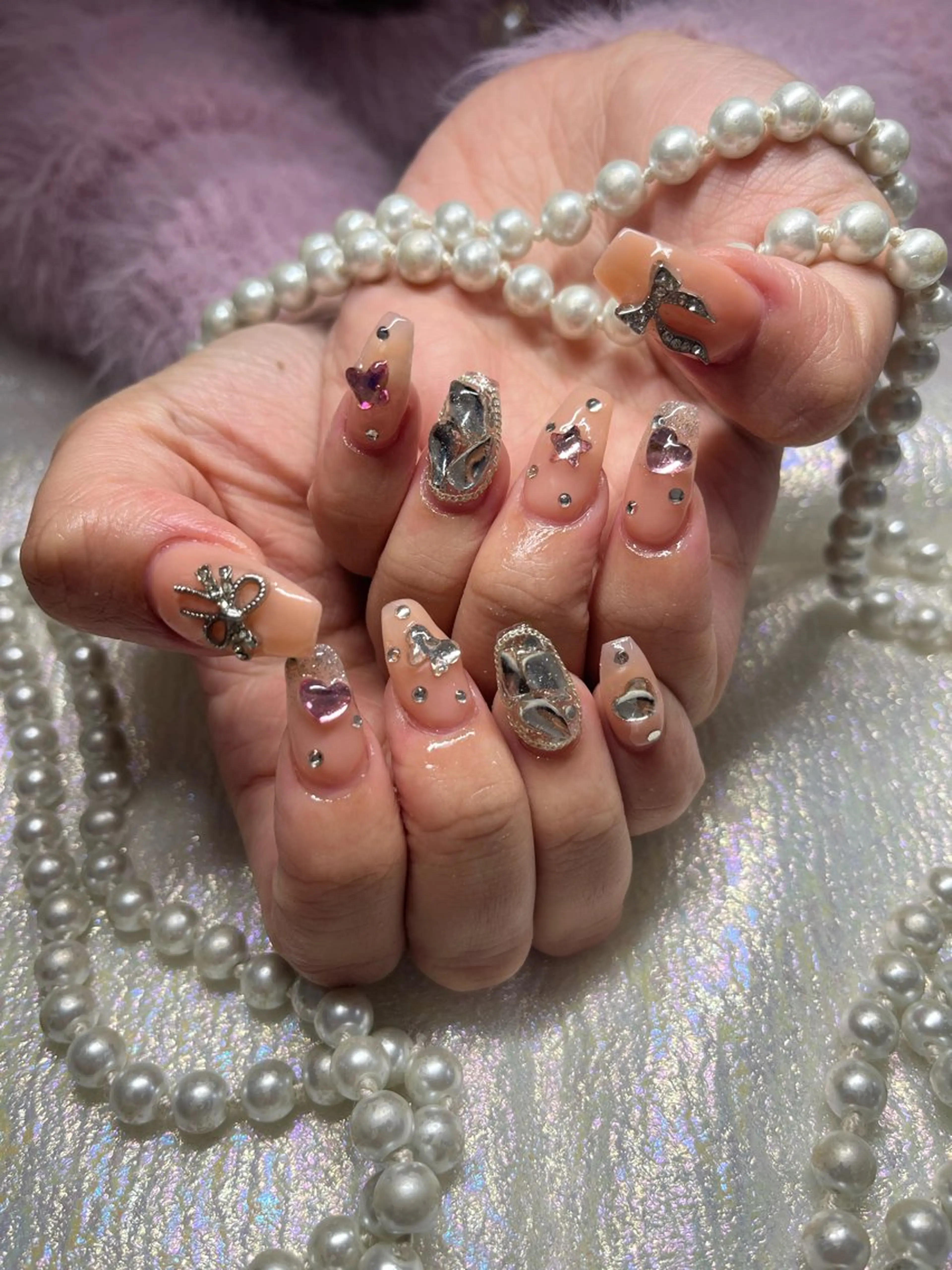 ネイル ハンドネイル MIYA  nail&   eyelash所属・MIYA NAIL シシのネイルデザイン
