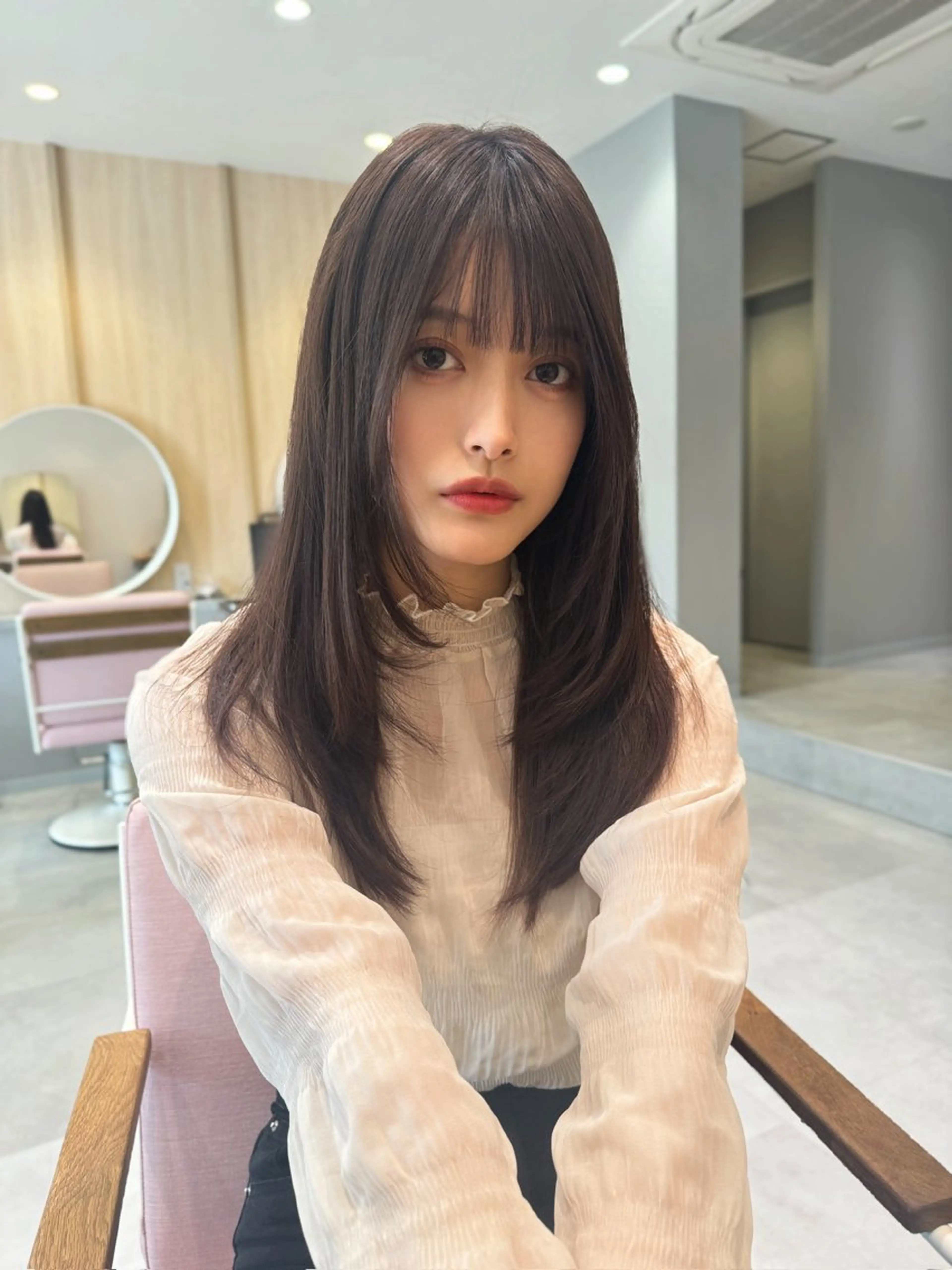 ロング カラー カット ヘアカラー トリートメント ✂️似合わせの魔術師 石田一樹✂️のヘアスタイル