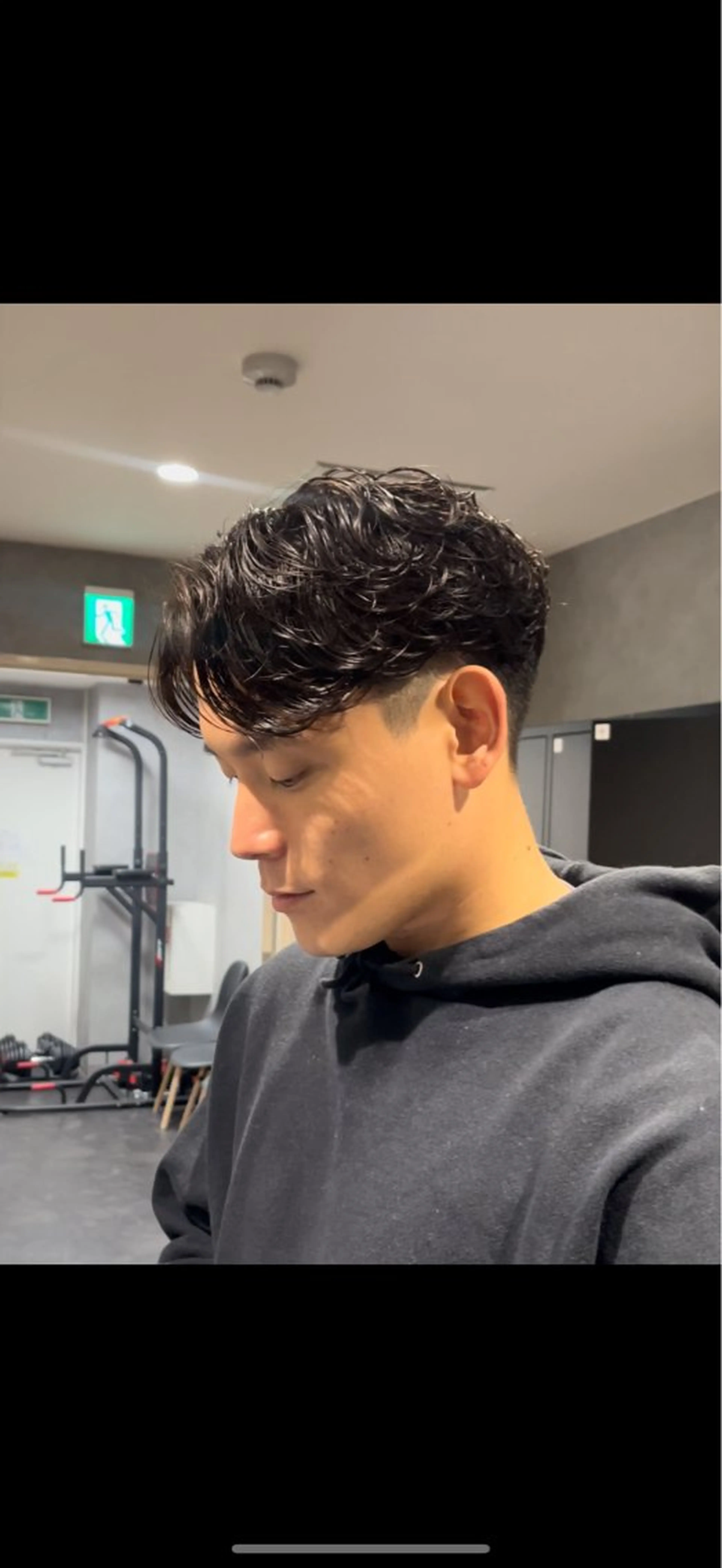 ミディアム パーマ メンズ カット パーマ メンズパーマ特化 美容師kouyaのヘアスタイル