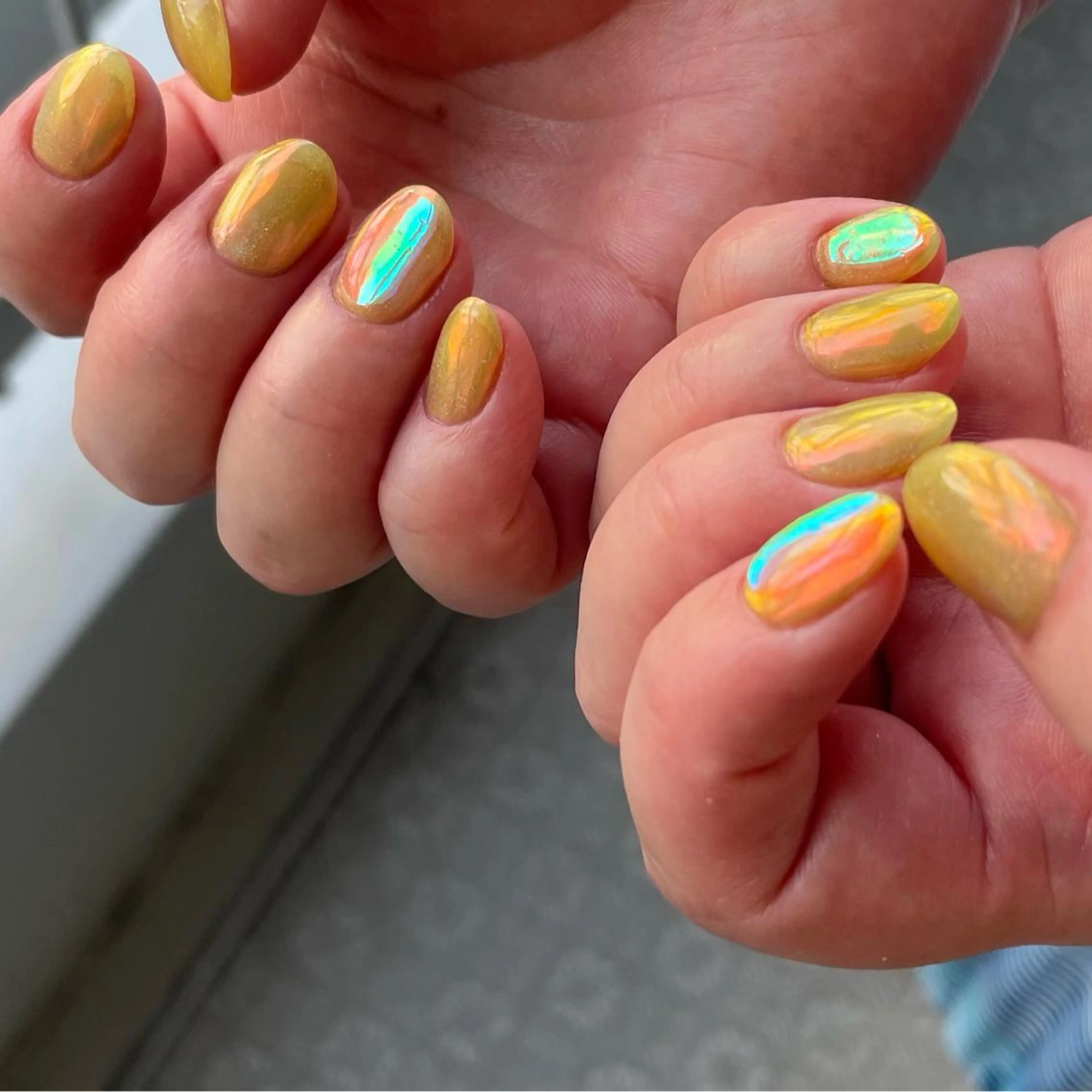 ネイル 氷ネイル・うるうるネイル 株式会社JUEGO .○°のネイルデザイン