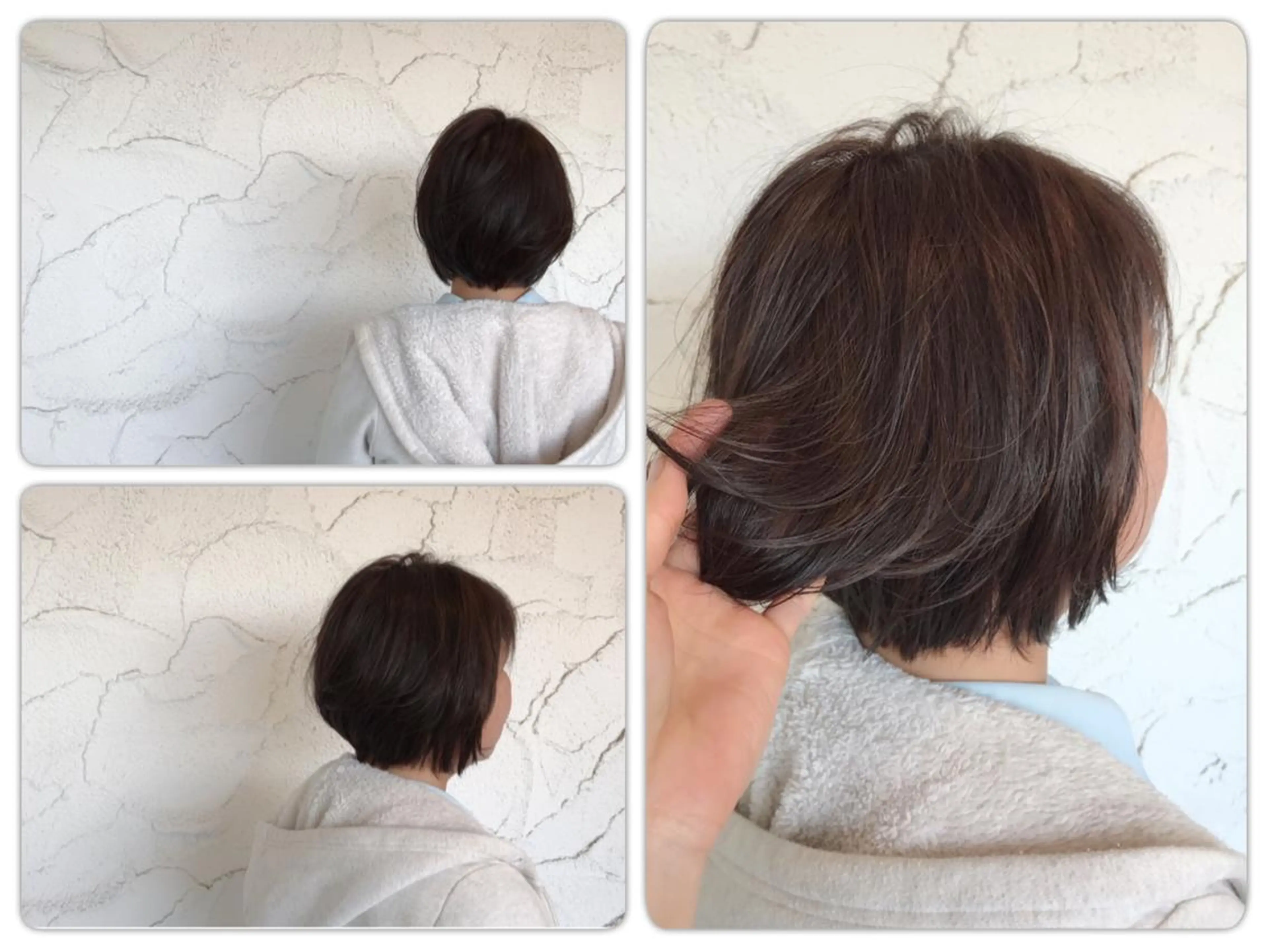 ショート カラー ショートボブ アッシュ ラベンダーカラー ボブ ショートヘア カット トリートメント Jill franc ＿ ayanoのヘアスタイル
