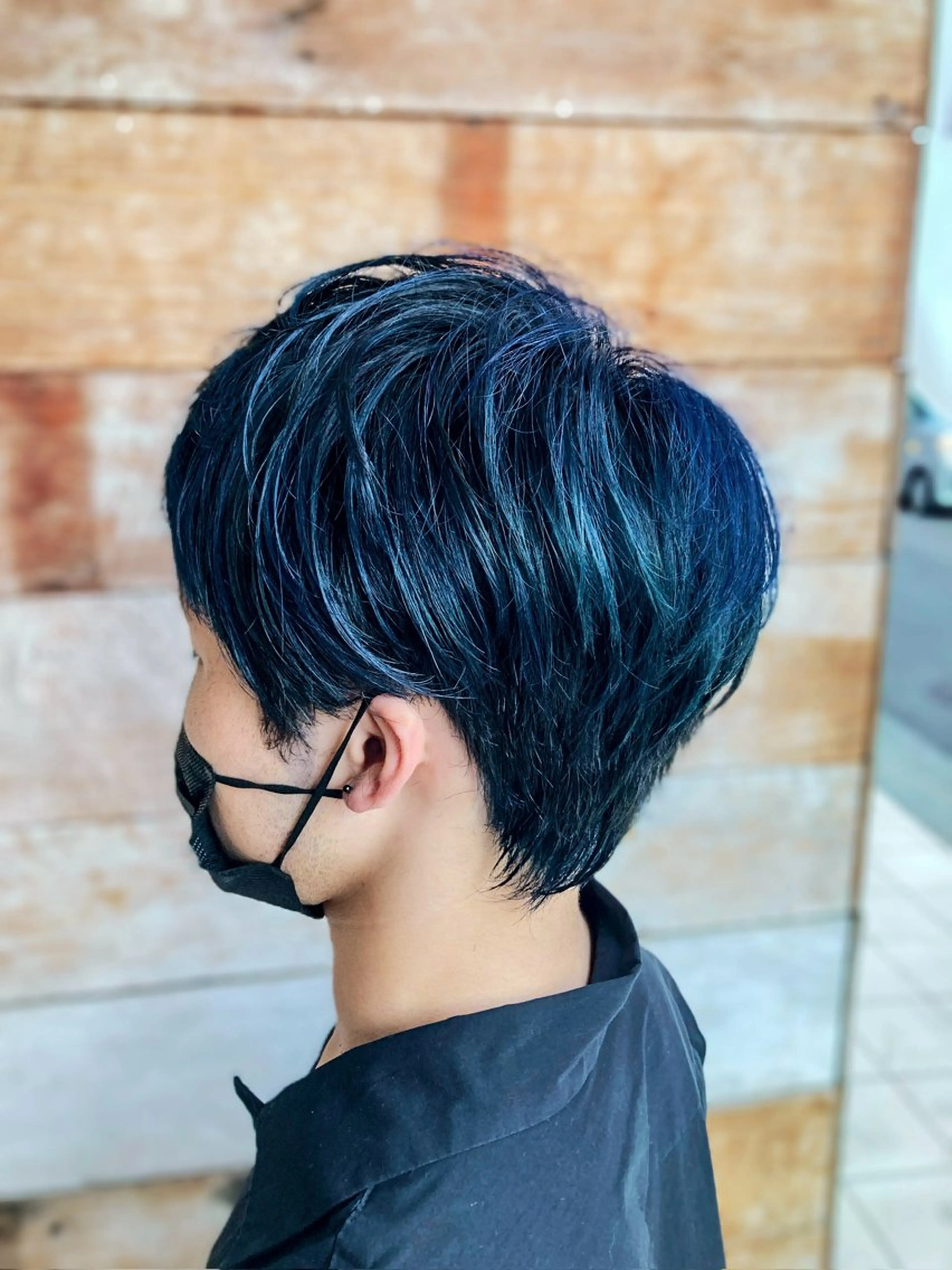 ショート カラー ブルーカラー イルミナカラー カット ヘアカラー 中西 将🌈"たすく"のヘアスタイル