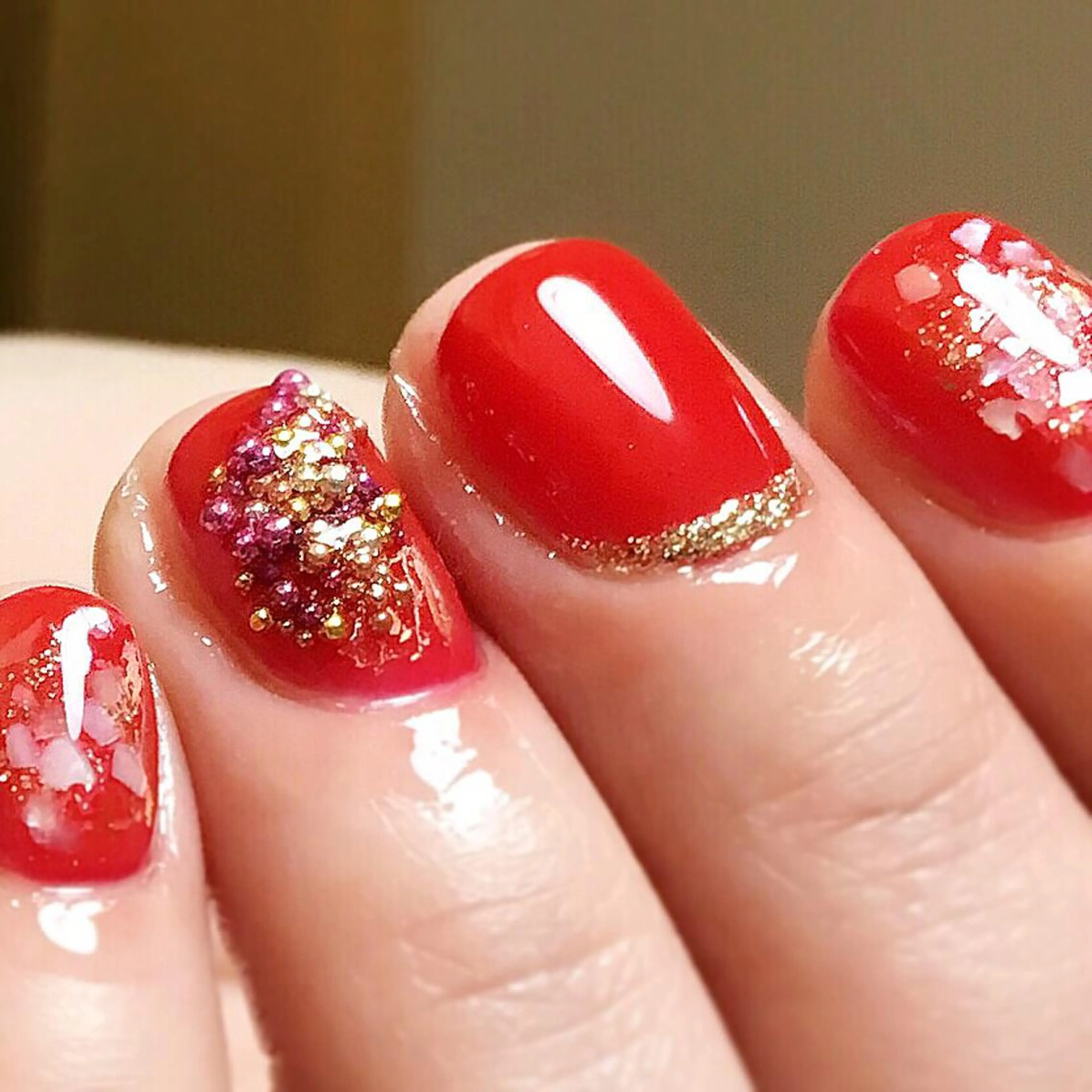 ネイル ワンカラーネイル Nail salon viewt55☺︎のネイルデザイン