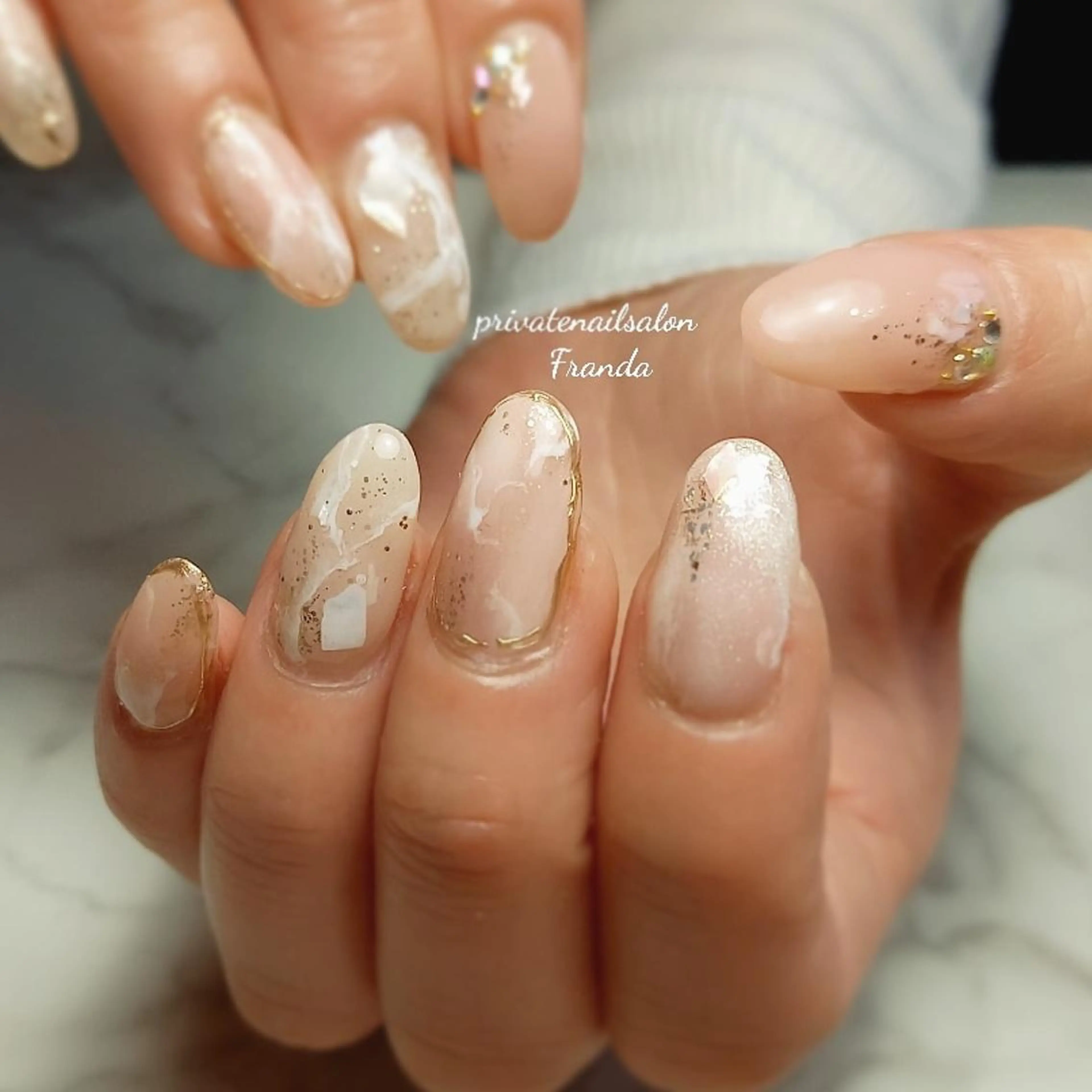 ネイル ハンドネイル Franda ✾のネイルデザイン