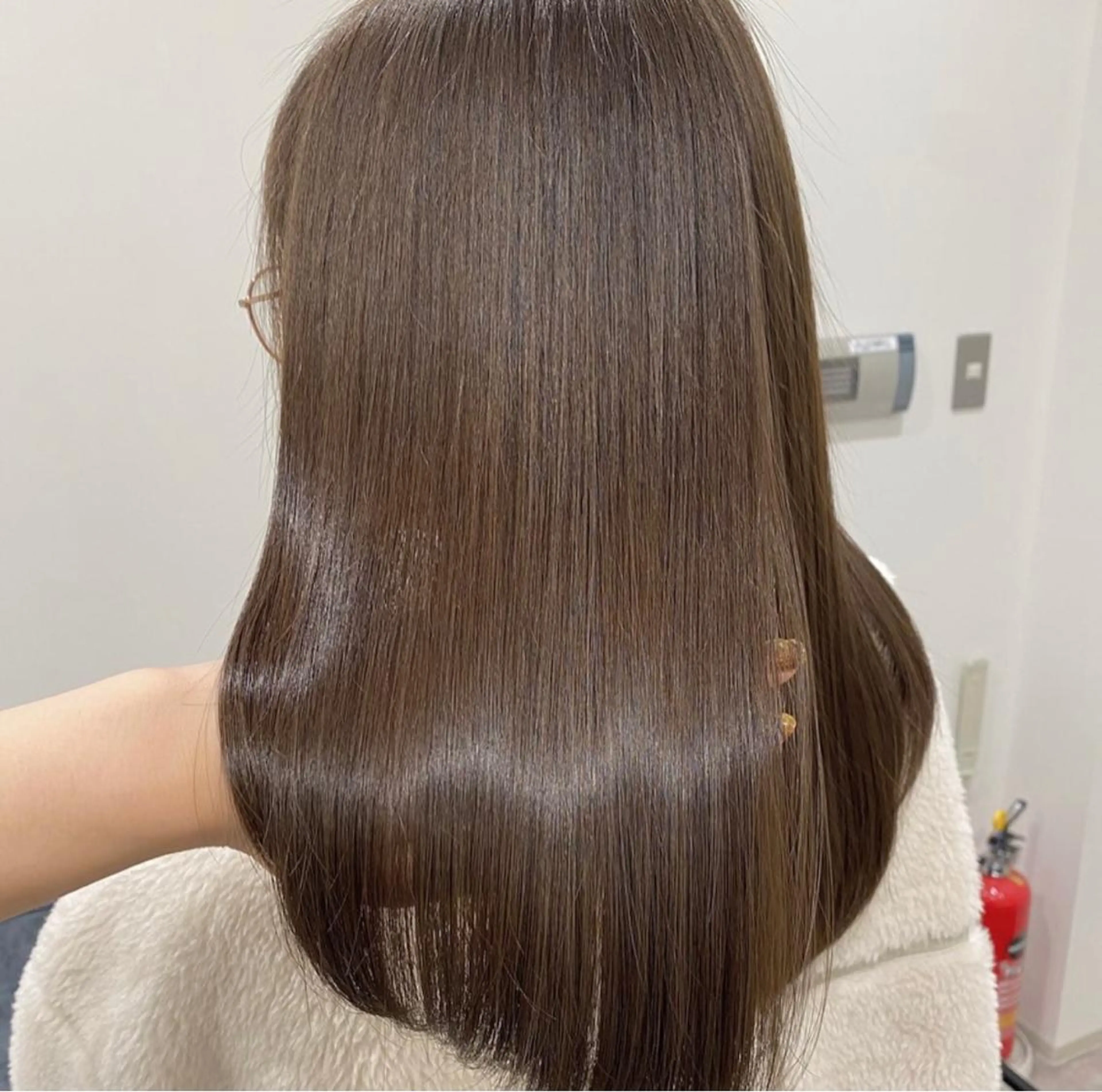 セミロング カット ヘアカラー トリートメント ♡可愛い艶髪特化♡ 艶髪先生のヘアスタイル