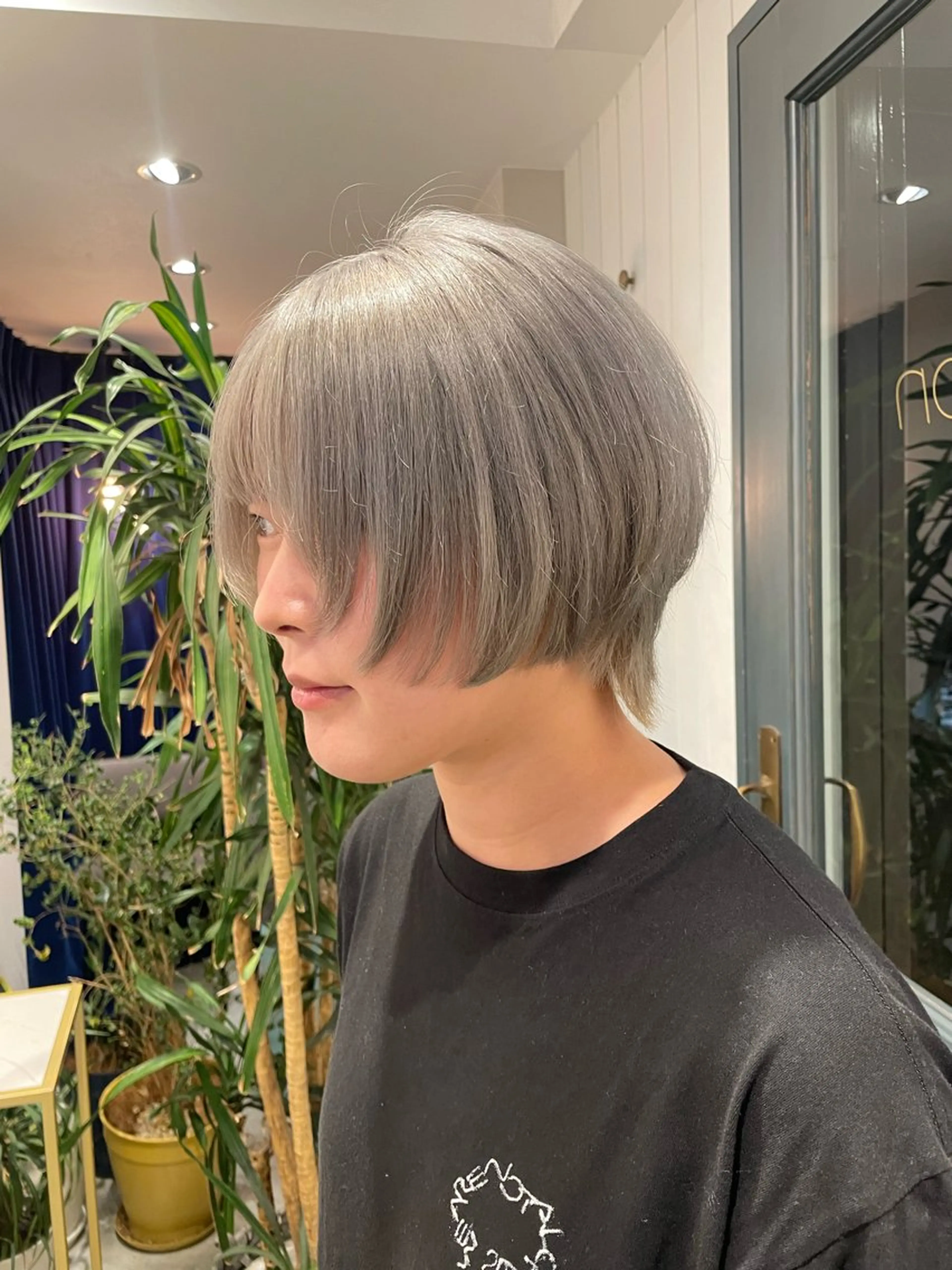 ショート 顔周りカット レイヤーカット ショートヘア 石川 優奈のヘアスタイル