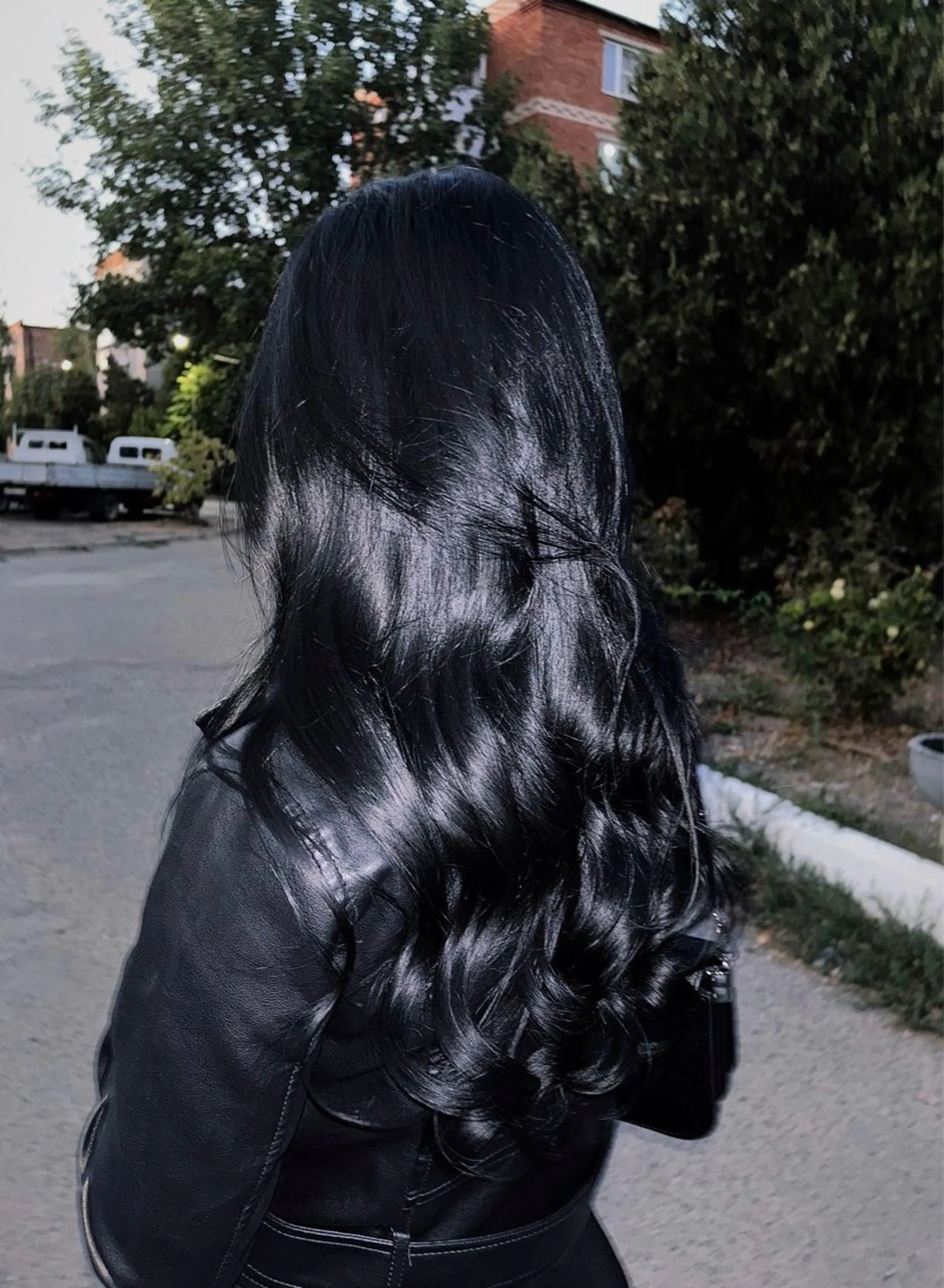 ロング カラー ヘアカラー トリートメント 韓国風暗髪🐈‍⬛ 🩶KOUMIのヘアスタイル